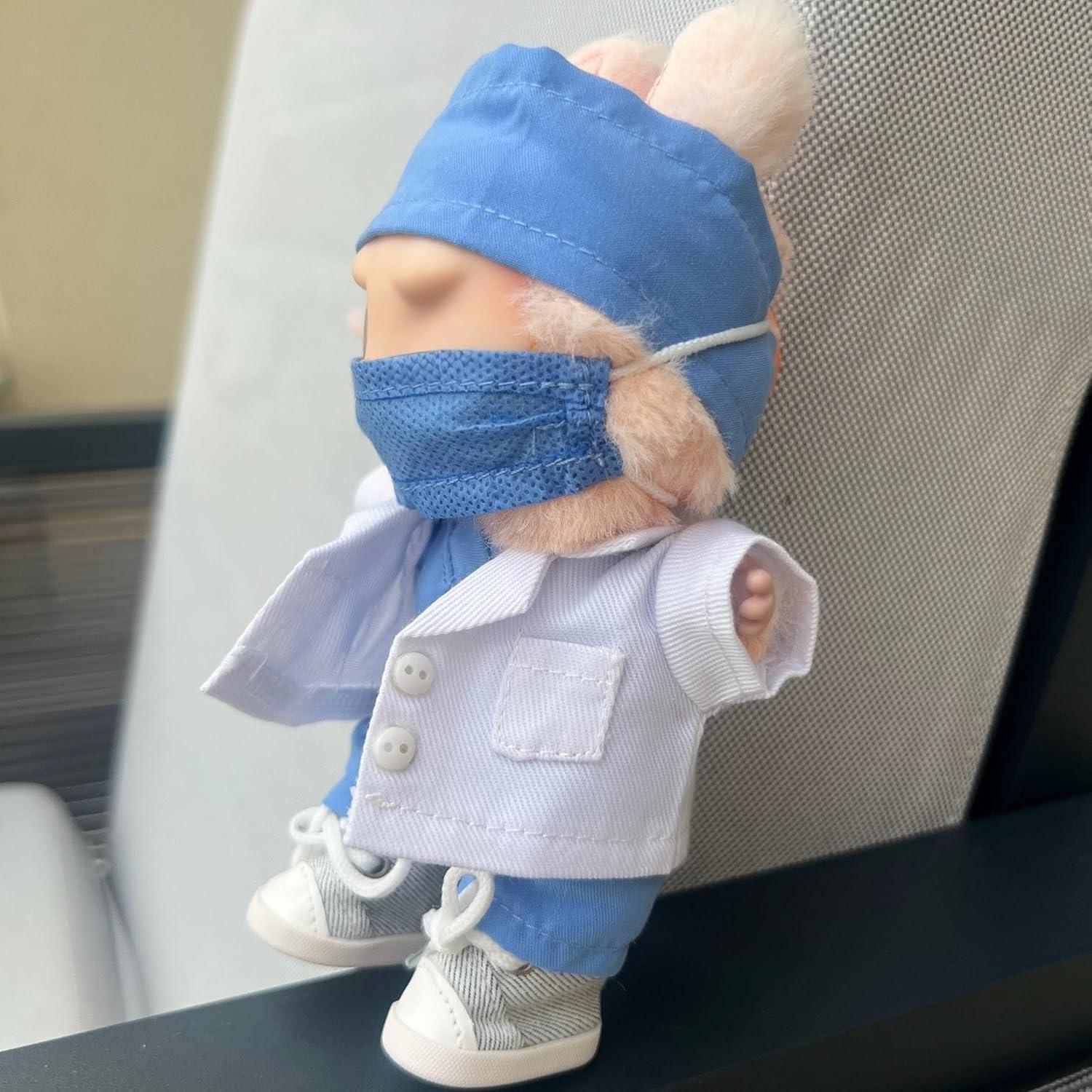 Conjunto Médico para Muñeca Labubu 17cm - 6 Piezas