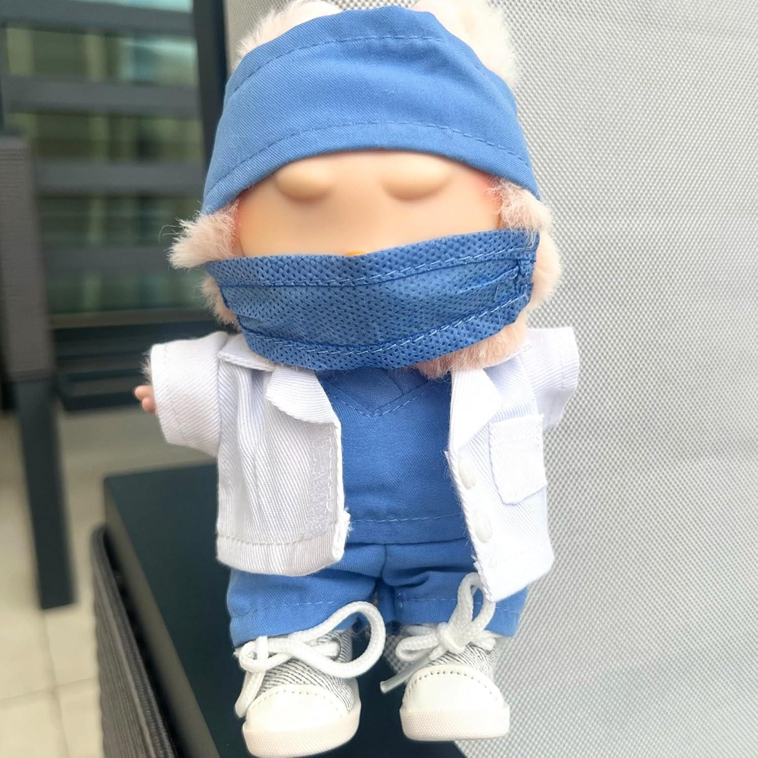 Conjunto Médico para Muñeca Labubu 17cm - 6 Piezas