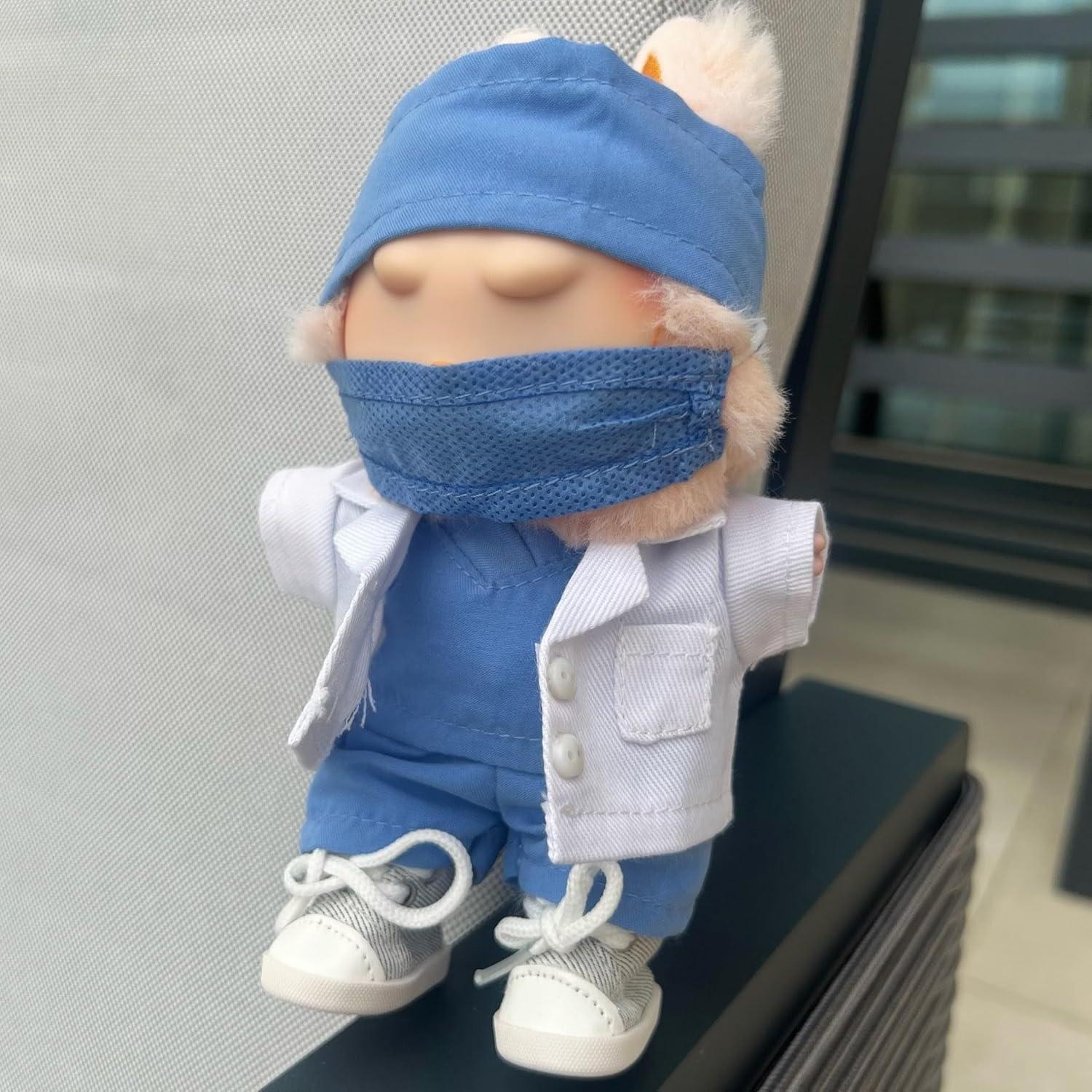 Conjunto Médico para Muñeca Labubu 17cm - 6 Piezas