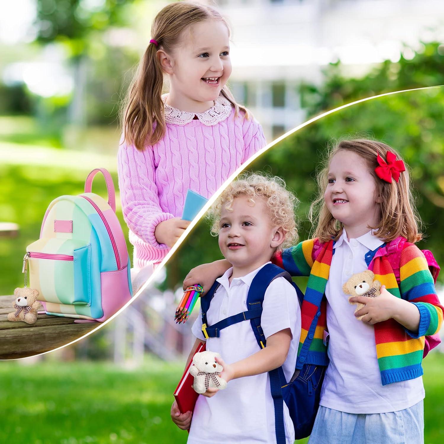 Muñecas de Peluche Mini Zomiboo 12 Pcs 10 cm Oso Albaricoque