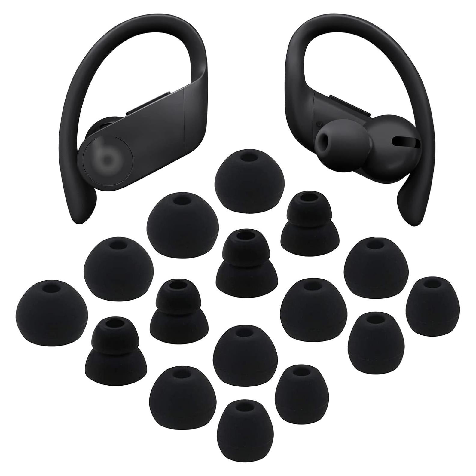 Puntas de Silicona ALXCD para Auriculares Powerbeats Pro - 8 Pares S/M/L/D