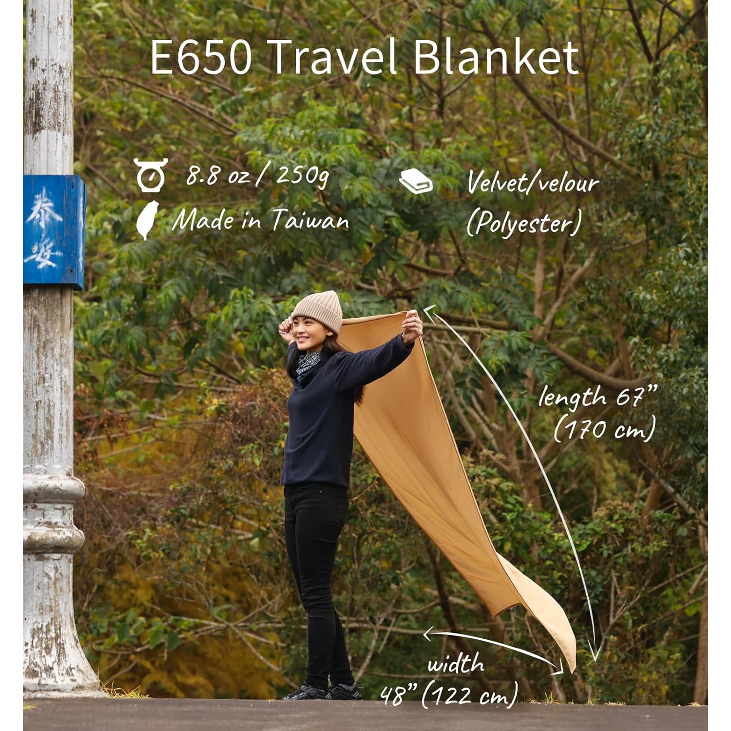 Manta de Viaje Litume Terciopelo 67x48 cm Transpirable