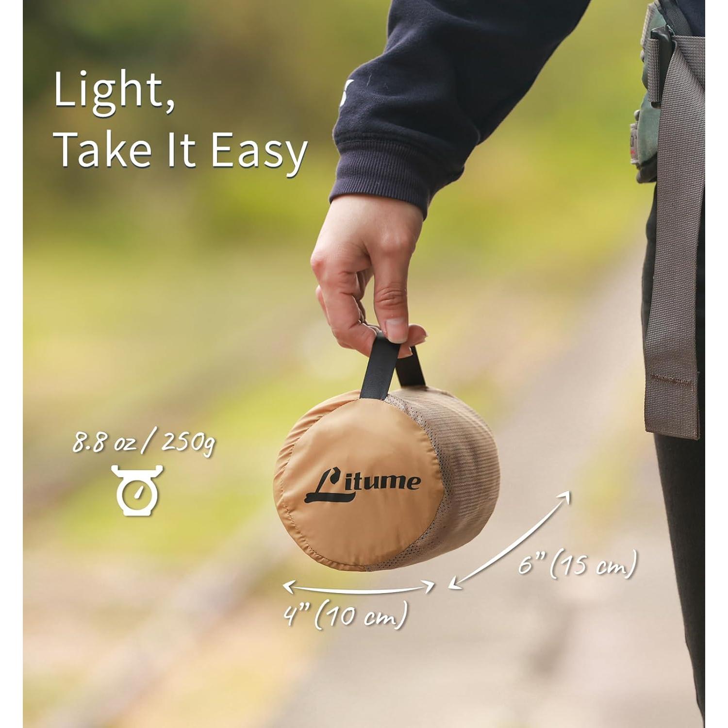 Manta de Viaje Litume Terciopelo 67x48 cm Transpirable