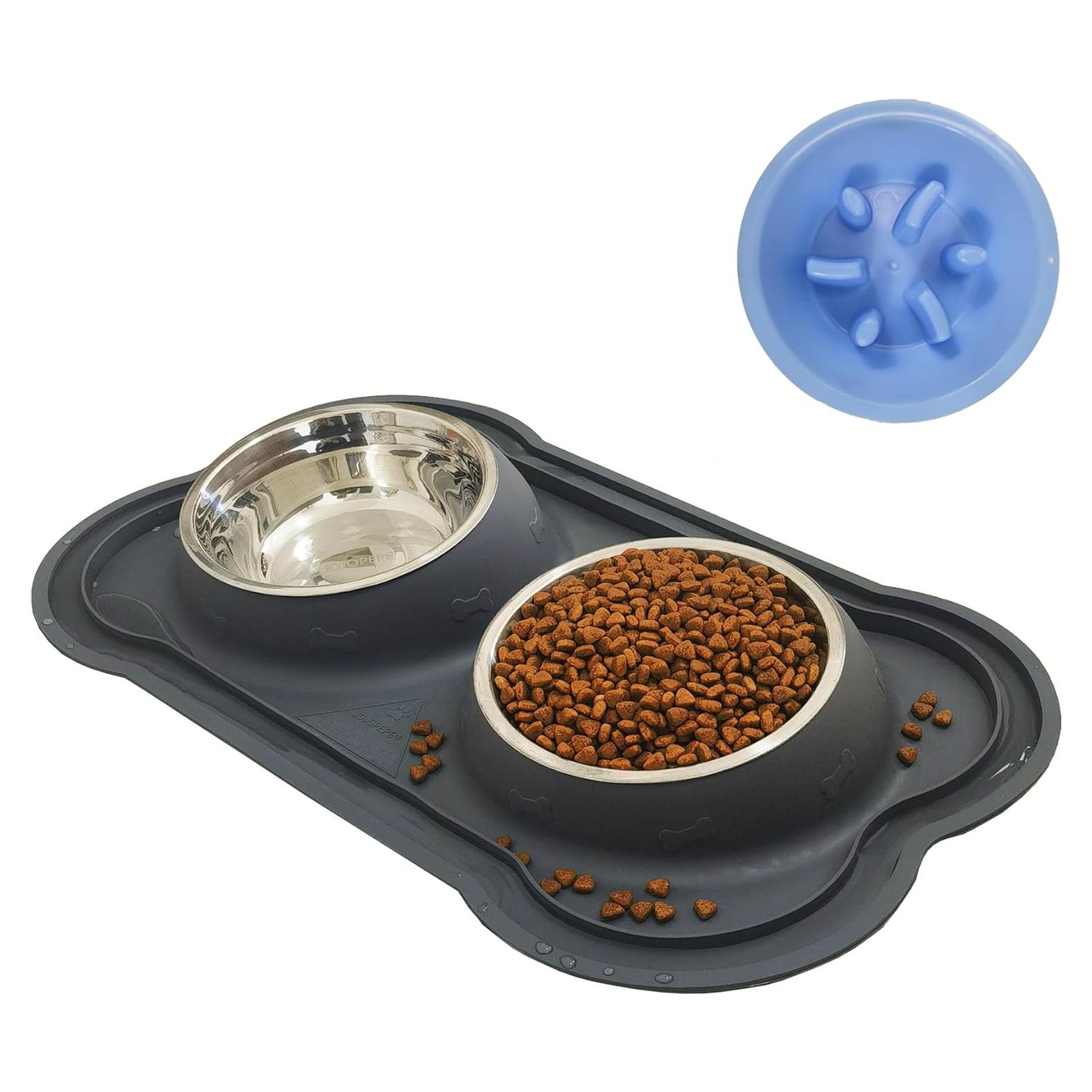 Juego de Platos Antideslizantes JOJOPEPE Acero Inoxidable 50cm