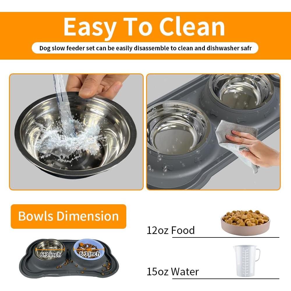 Juego de Platos Antideslizantes JOJOPEPE Acero Inoxidable 50cm