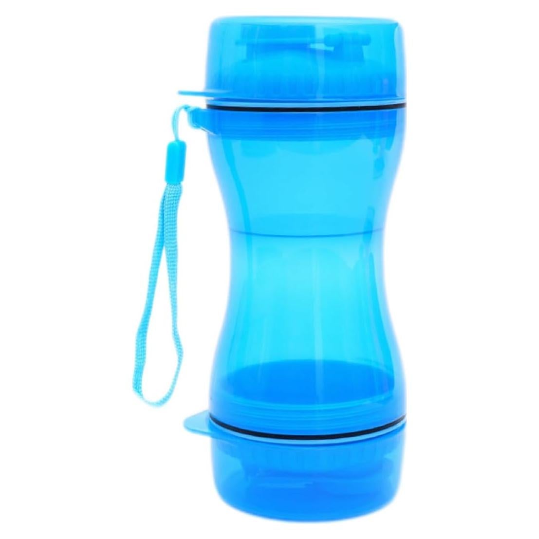 Botella de Agua para Perros Trssorm 330ml Azul a Prueba de Fugas