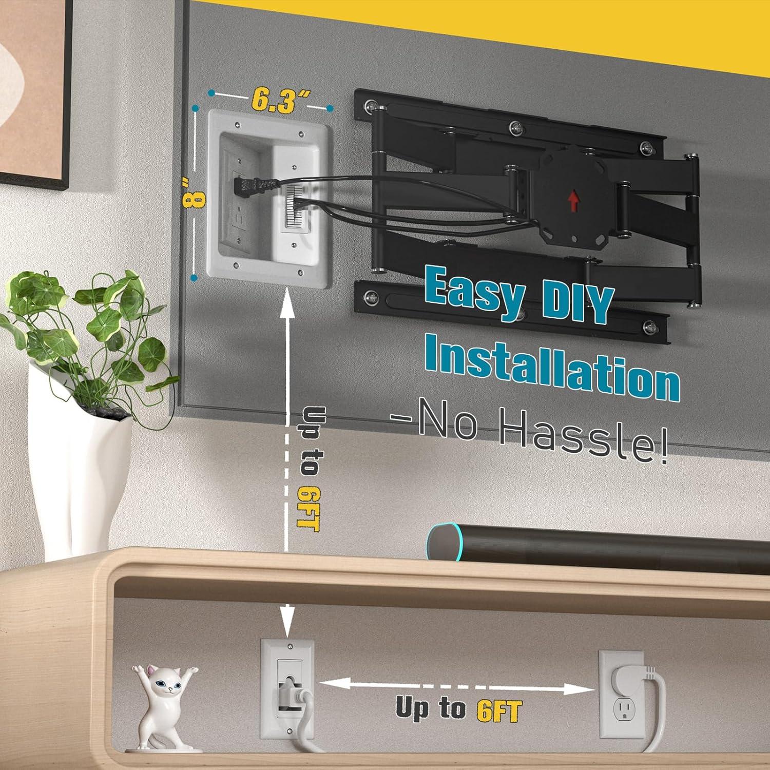 Ocultador de Cables PRLF 2 Salidas CA con Sierra para Yeso