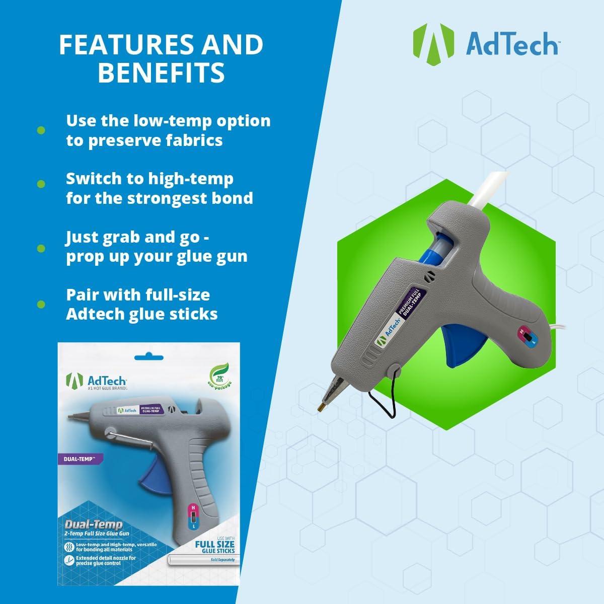 Pistola de Pegamento Caliente AdTech 0453 Doble Temperatura 40W