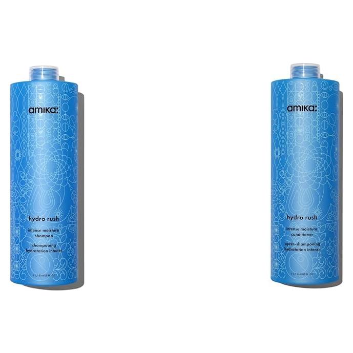 Champú Amika Hydro Rush 1000 ml con Ácido Hialurónico