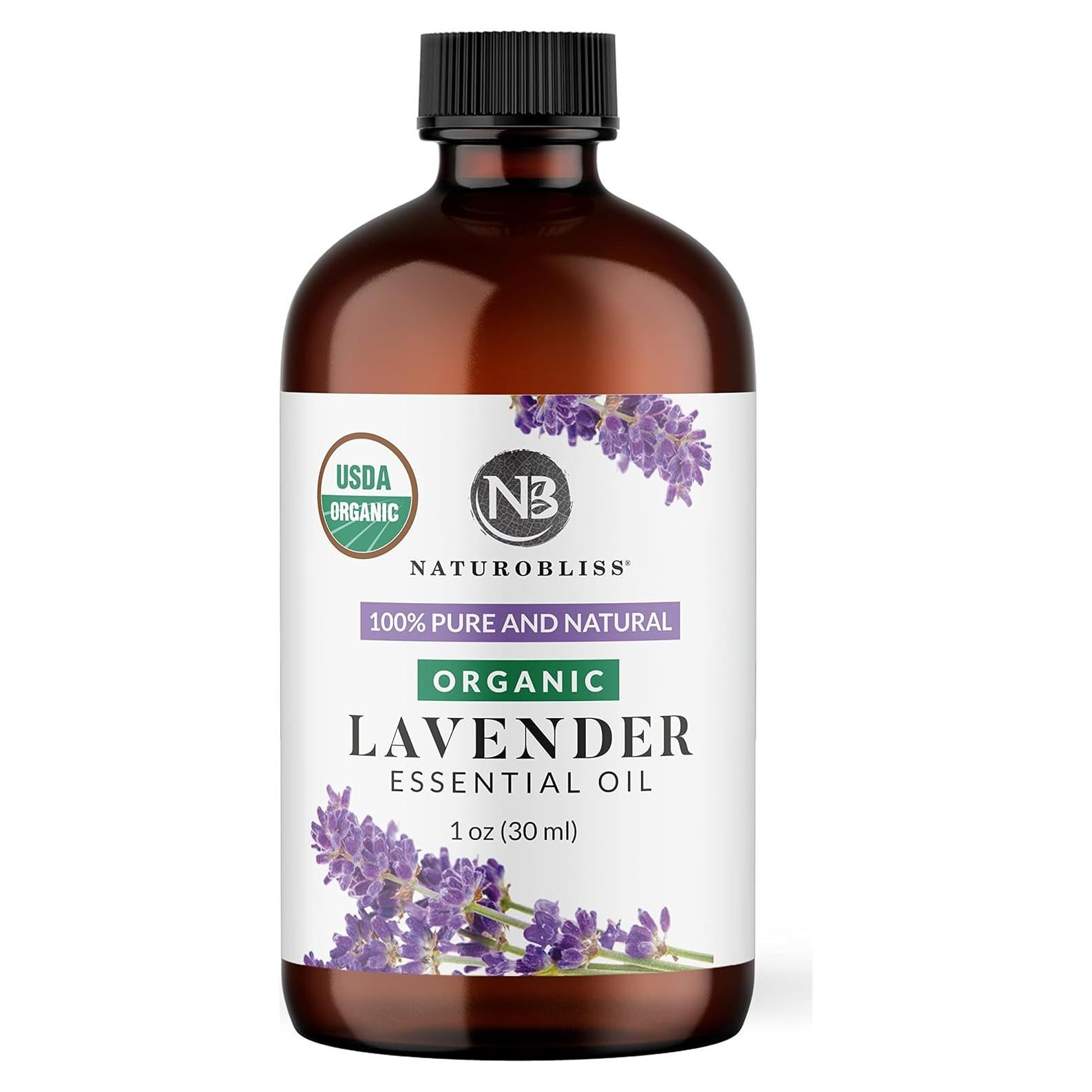 Aceite Esencial de Lavanda Orgánico NaturoBliss 30ml - Grado Terapéutico