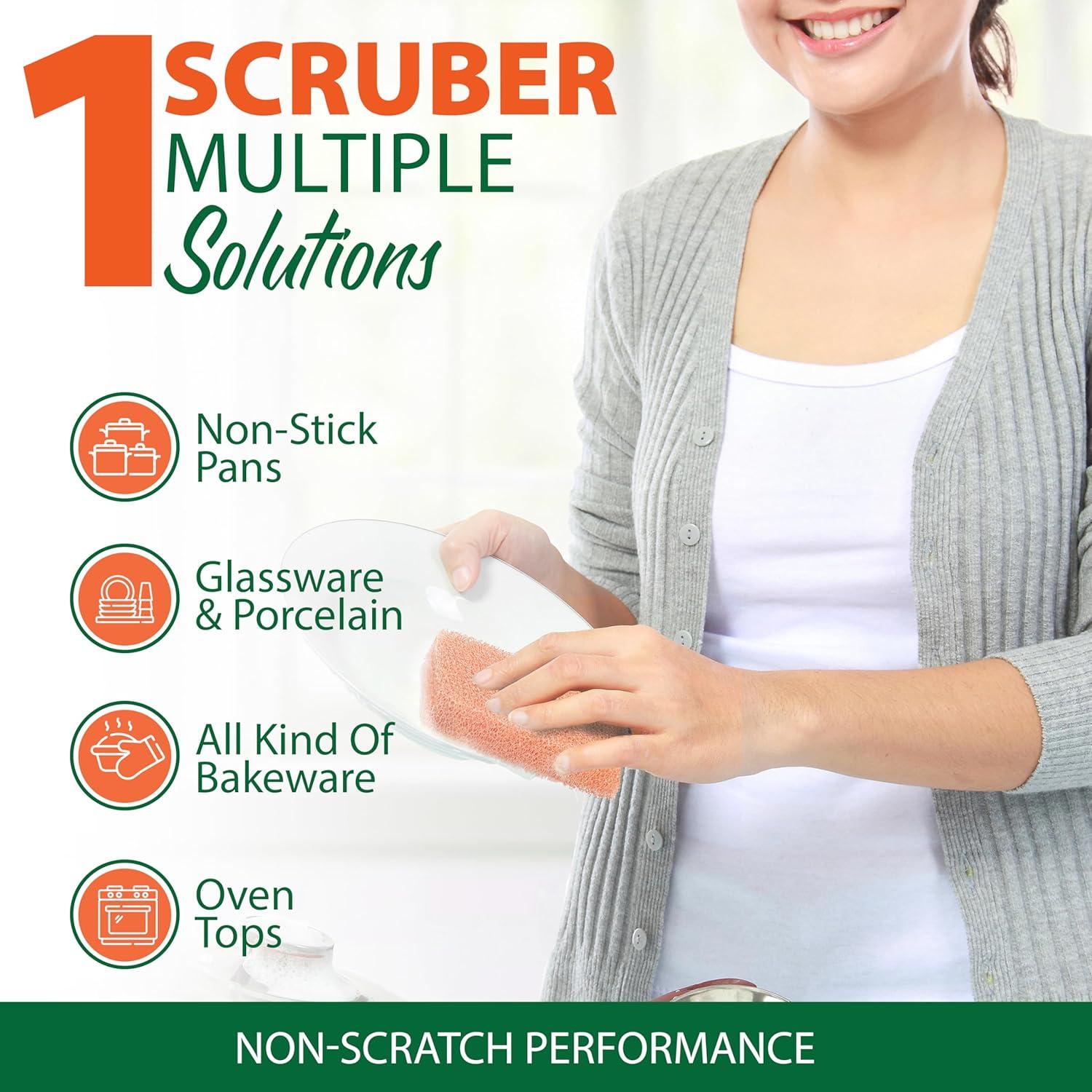 Esponjas de Cocina de Silicona Peachy Clean Aroma Durazno