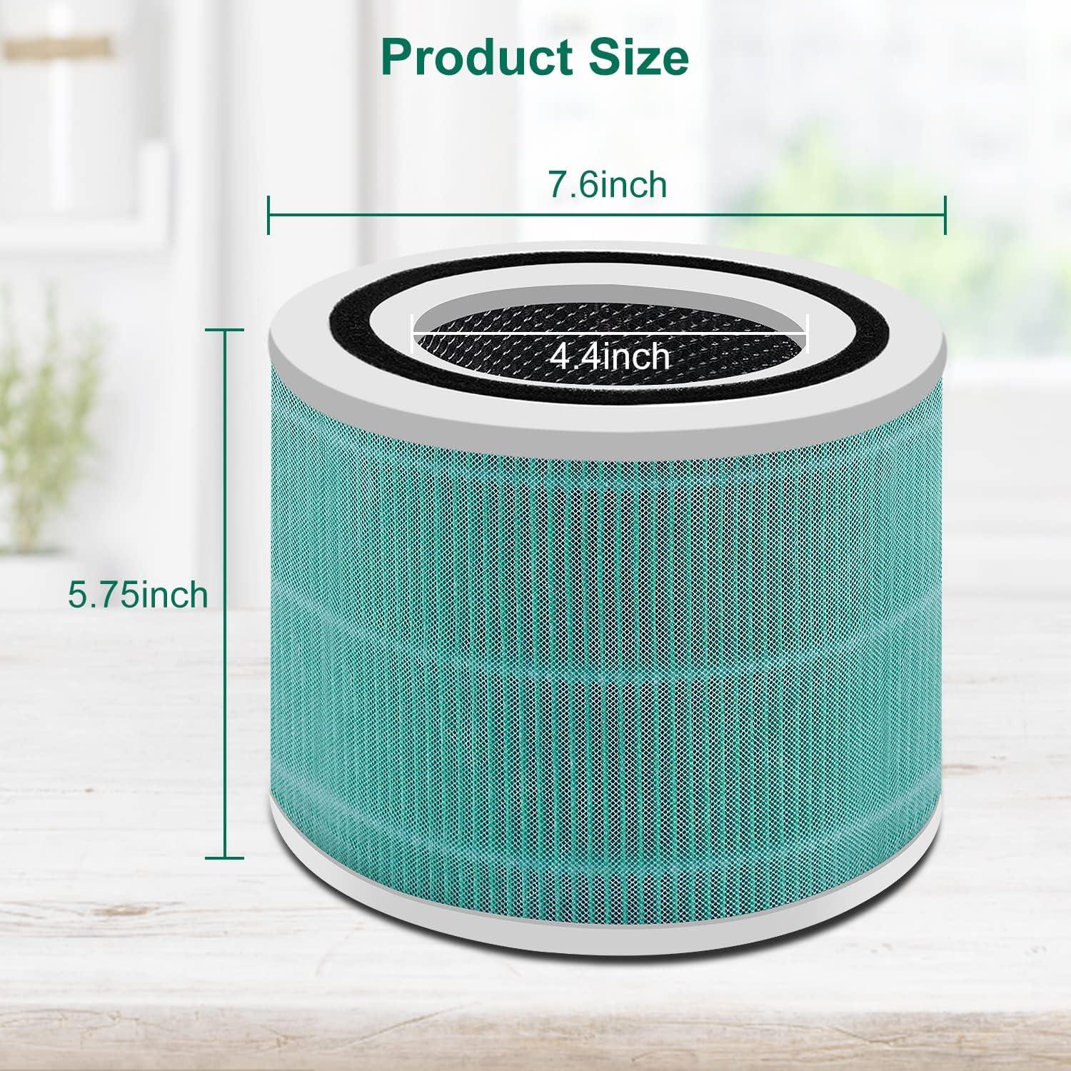 Paquete de 2 Filtros de Reemplazo LEVOIT Core 300 Verde