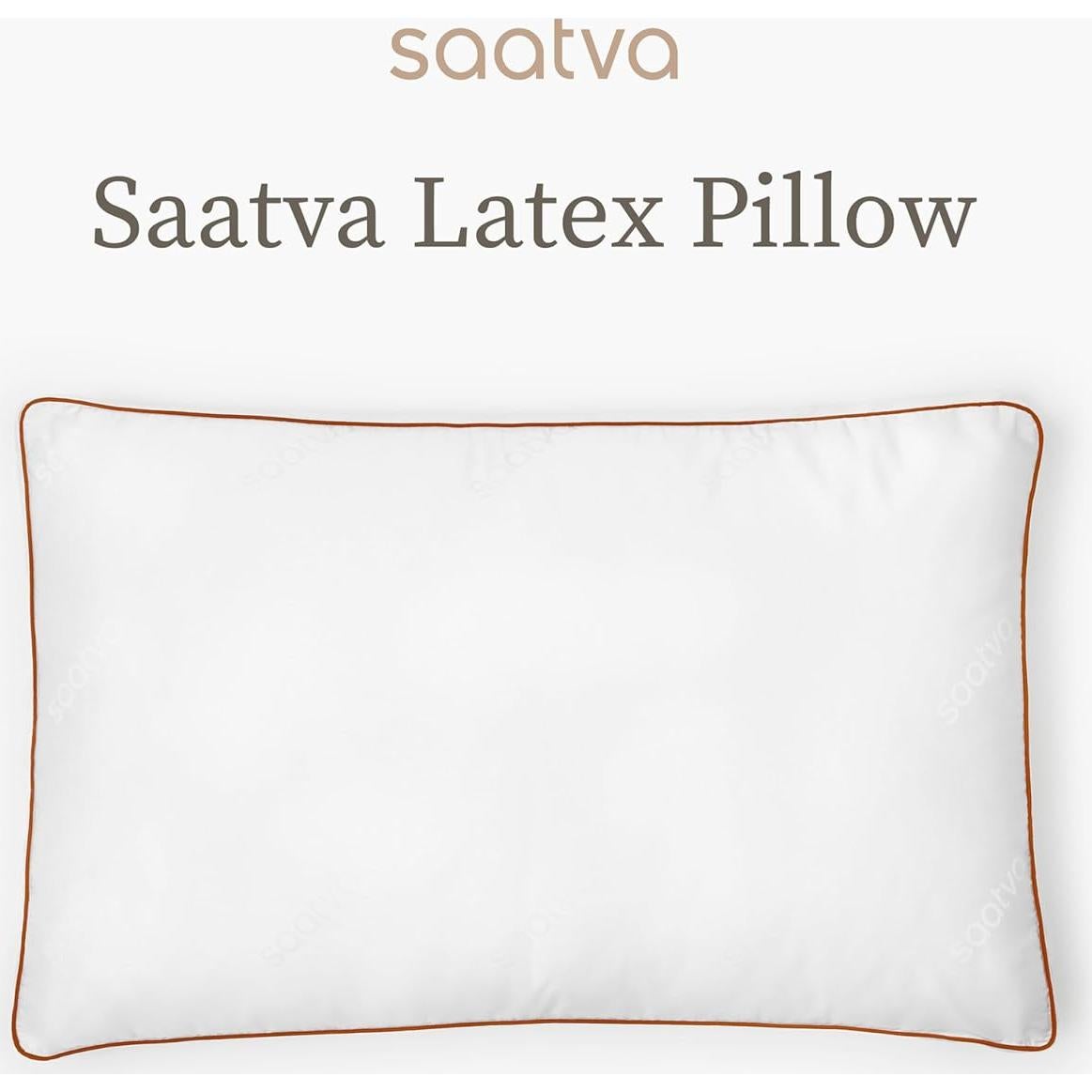 Almohada de Láttex Saatva Estándar 10 cm Hipoalergénica