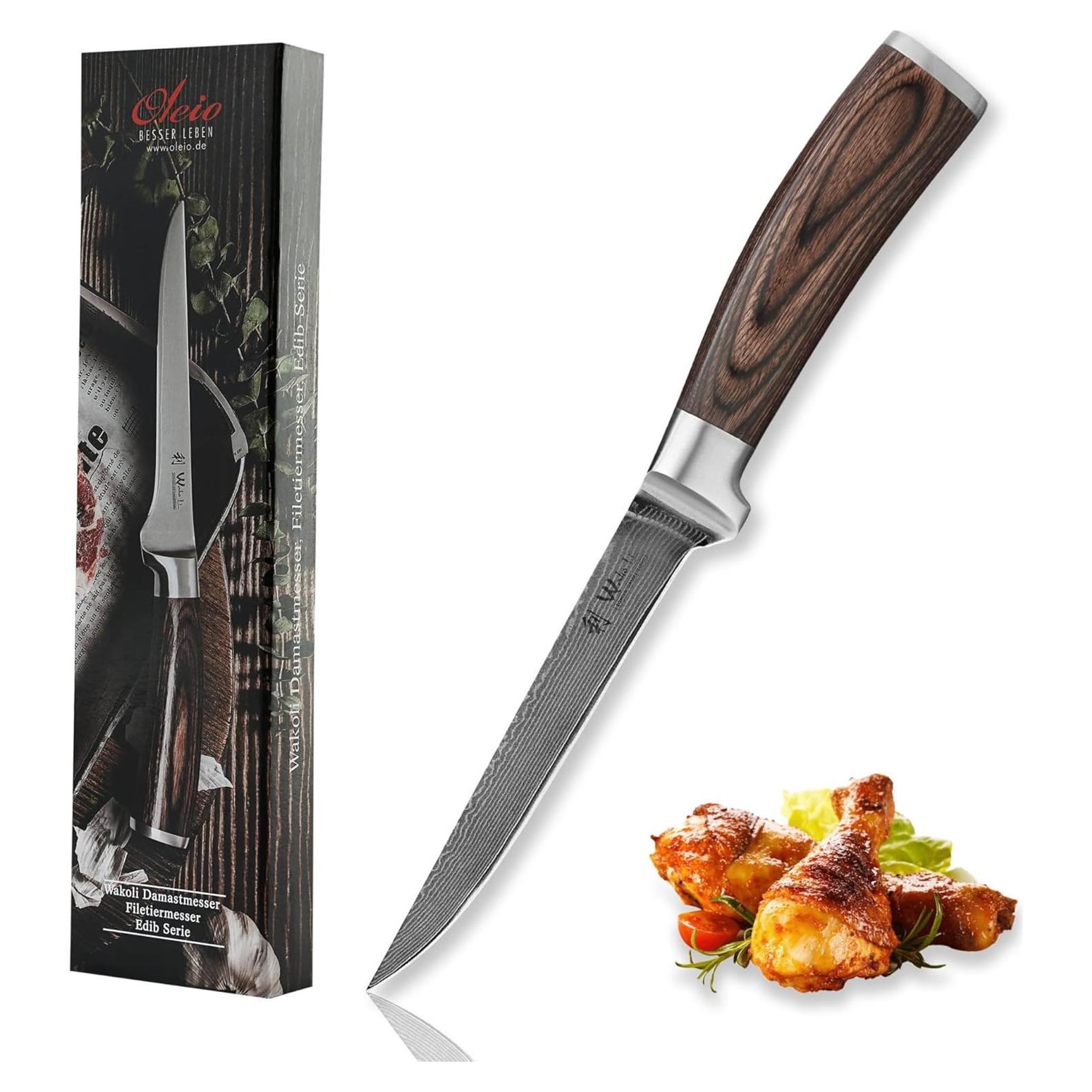 Cuchillo de Deshuesar Damasco Wakoli EDIB 14.6 cm Premium