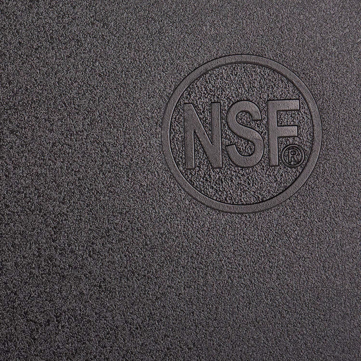 Tabla de Cortar Grande Thirteen Chefs 45.72x30.48cm Negra Gruesa