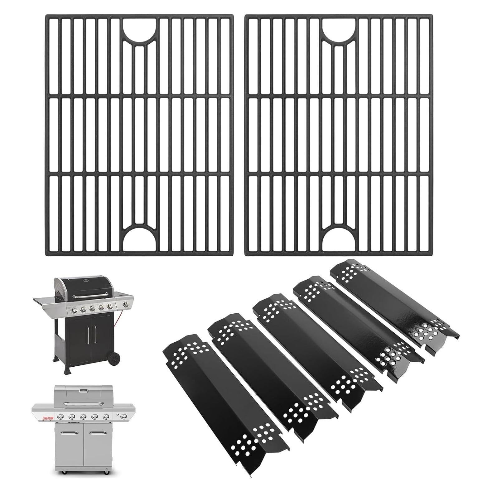 Placa de Calor y Parrilla Hierro Fundido Nexgrill 4/5 Quemador