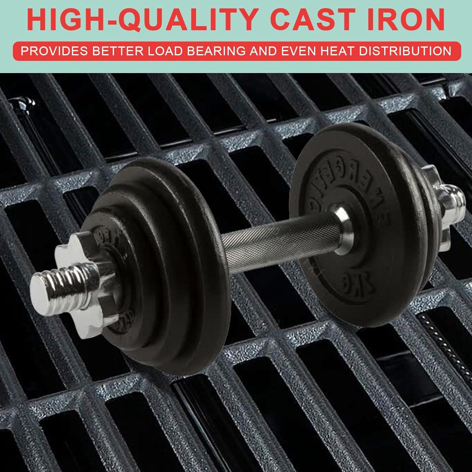 Placa de Calor y Parrilla Hierro Fundido Nexgrill 4/5 Quemador