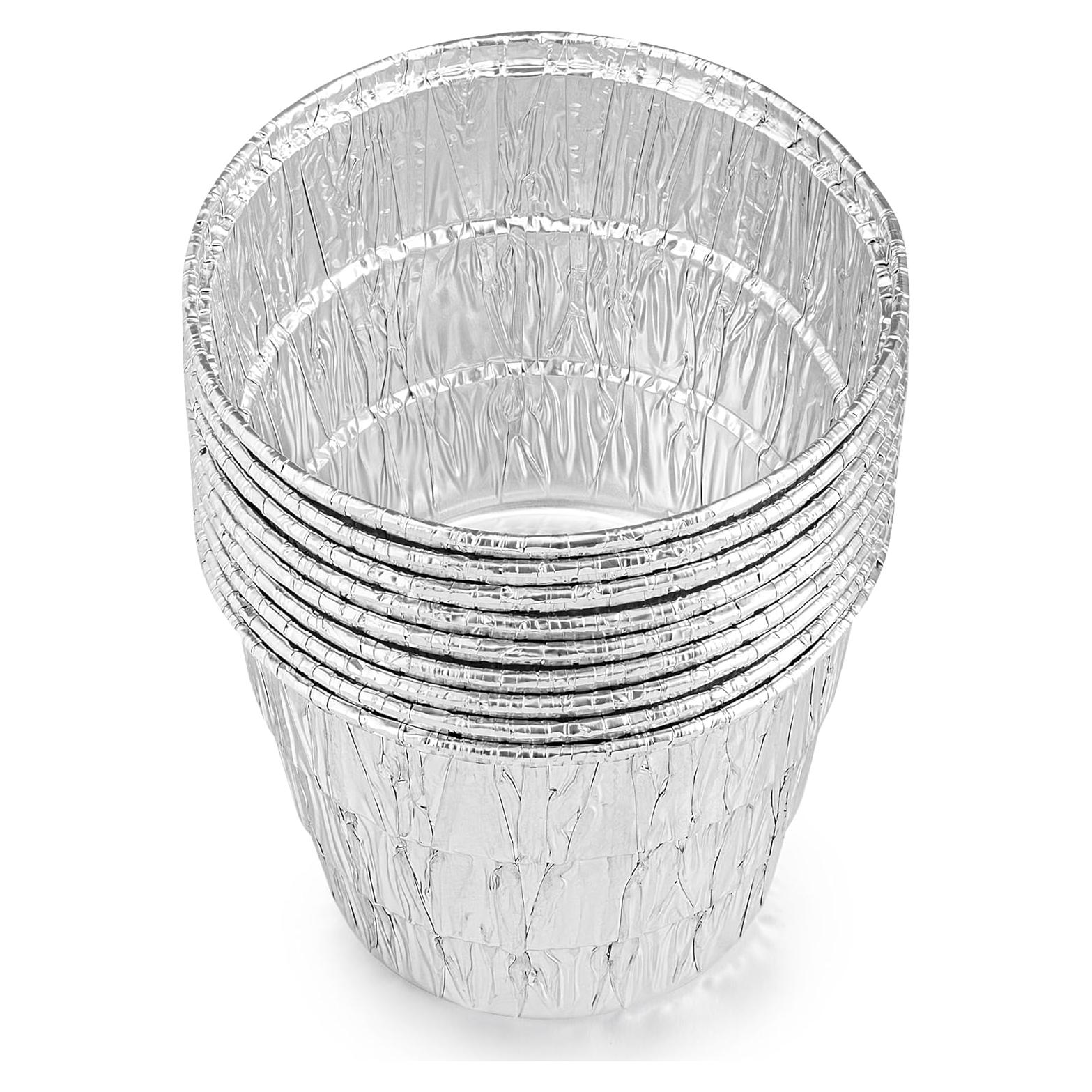 Forros de Cubo de Grasa TYH Supplies Paquete de 5 - Aluminio Desechable