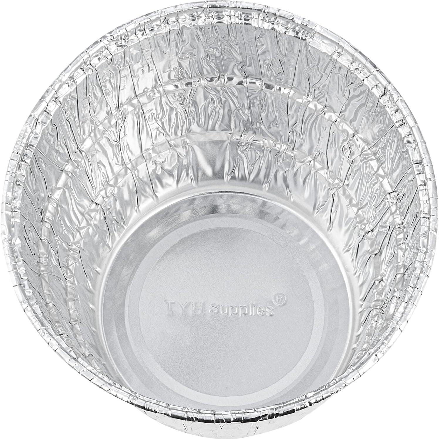 Forros de Cubo de Grasa TYH Supplies Paquete de 5 - Aluminio Desechable