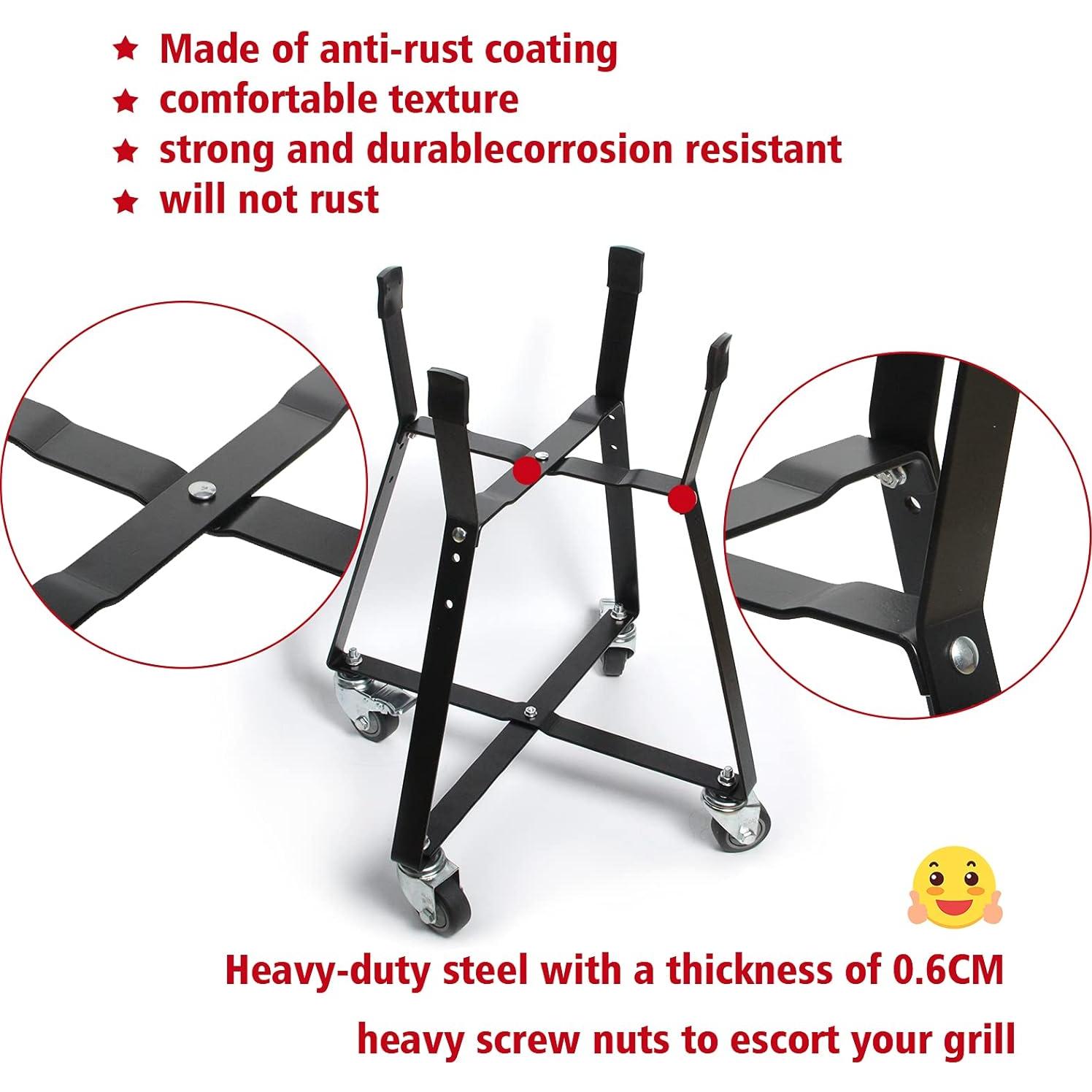 Carro Rodante Kamado Joe Junior Vankey con Ruedas de Bloqueo