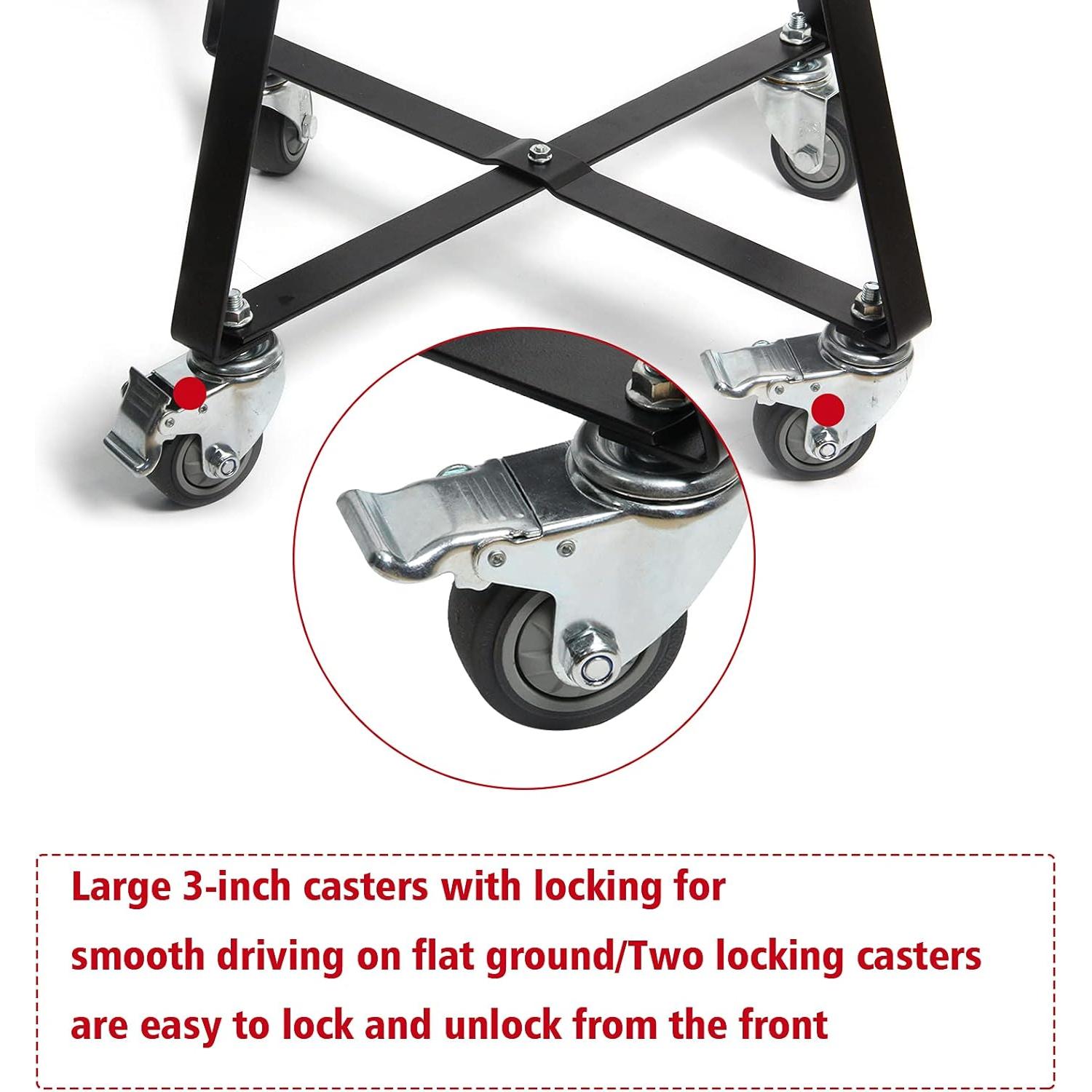 Carro Rodante Kamado Joe Junior Vankey con Ruedas de Bloqueo