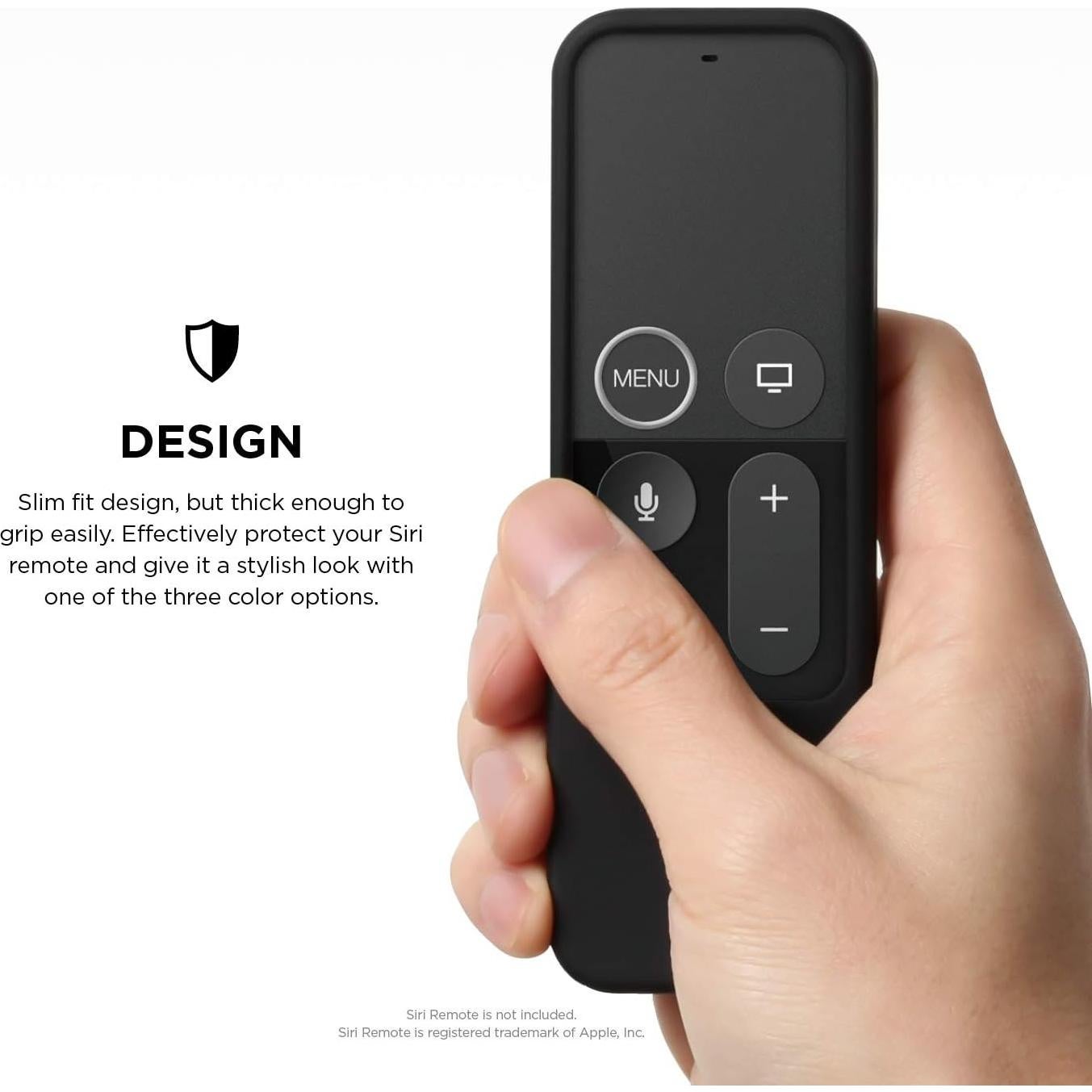Funda Silicona elago R2 Slim para Control Remoto Apple TV 4K - Negro