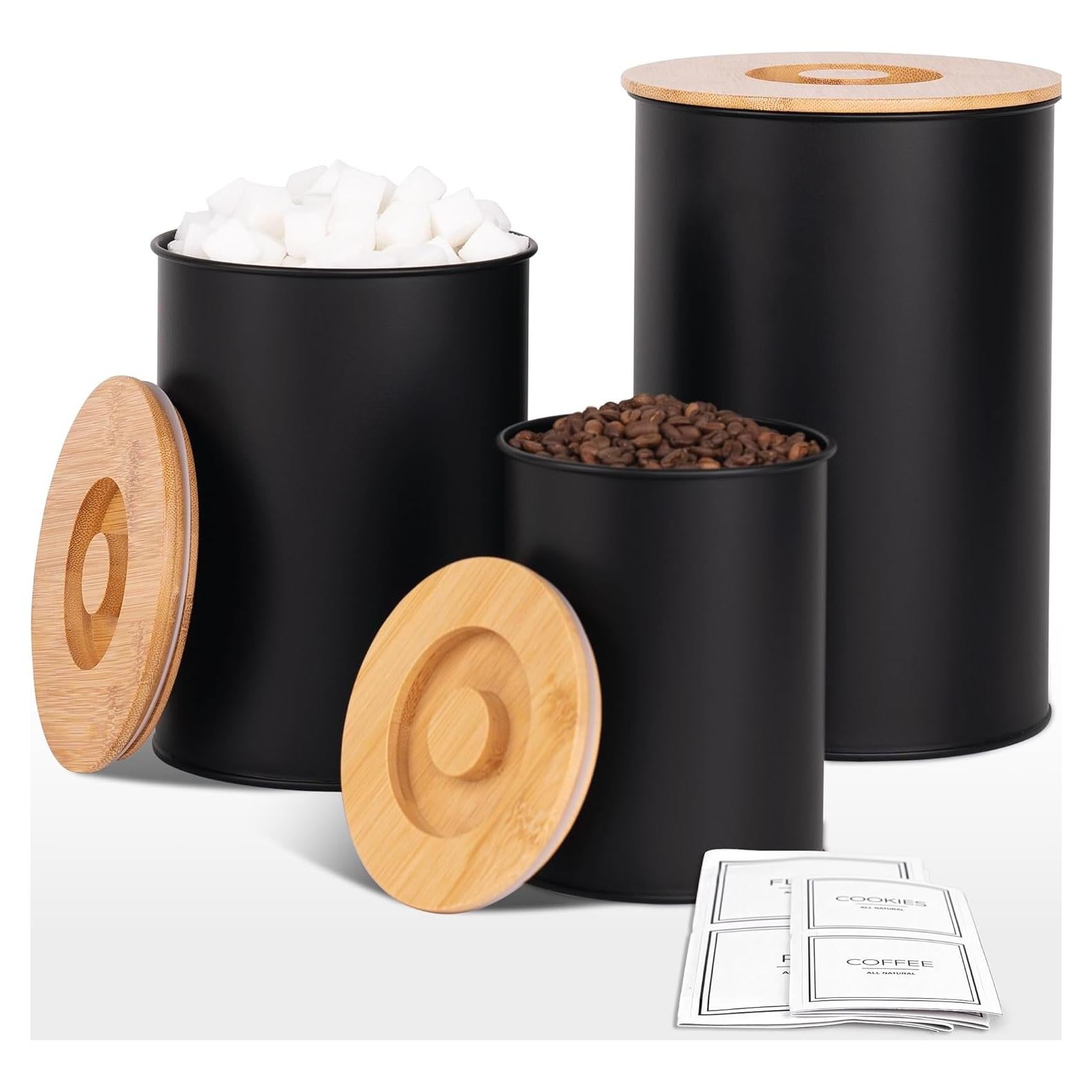 Conjunto de 3 Tarros de Almacenamiento Hermético Candco