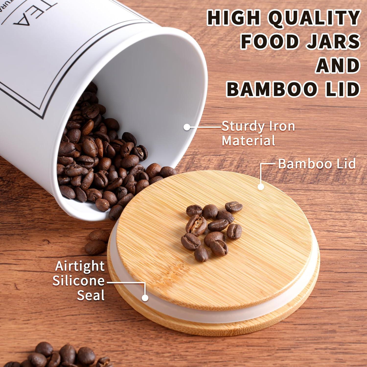 Conjunto de 4 Tarros de Almacenamiento Hermético Candco