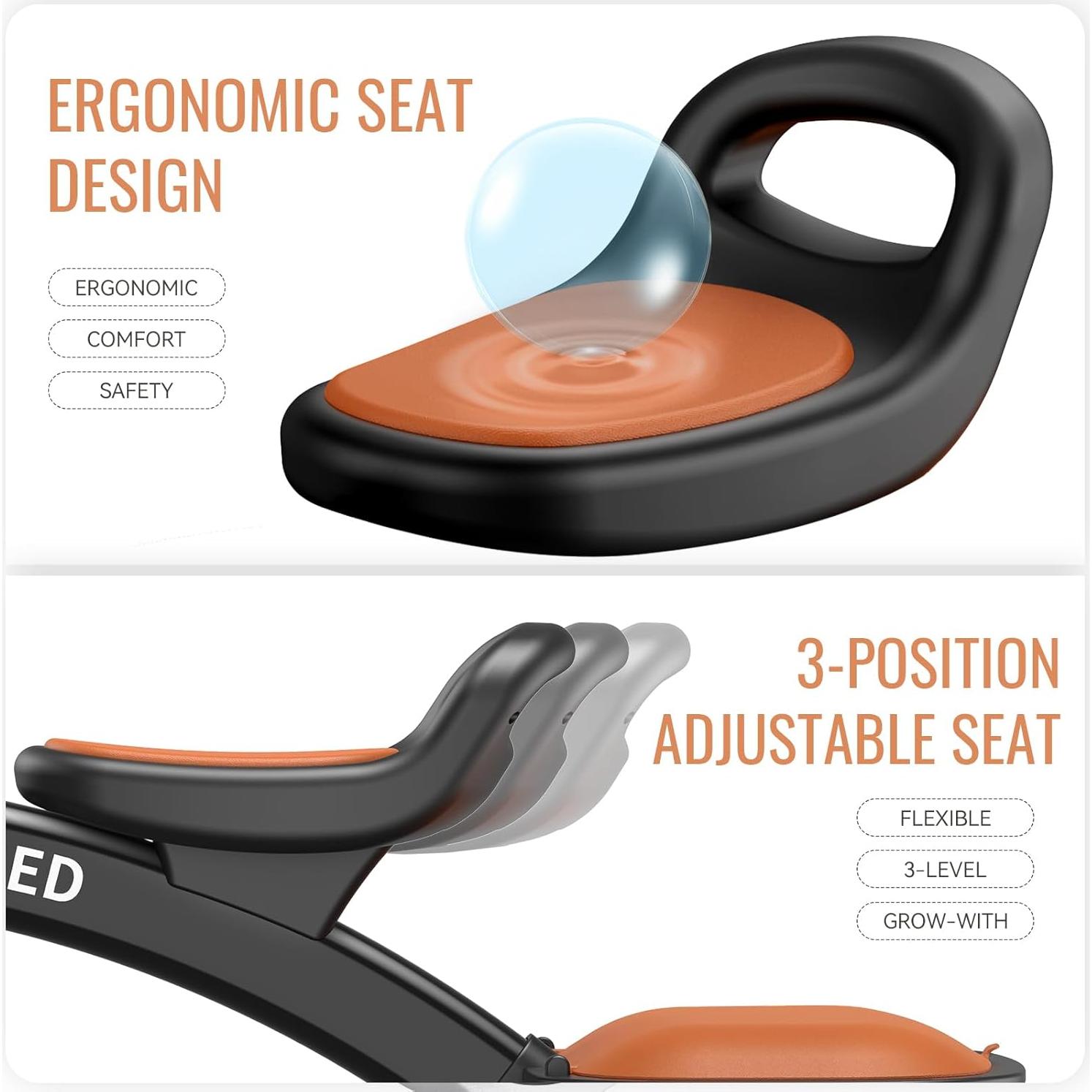 Triciclo SEREED Colorido para Niños 2 a 5 Años Ajustable