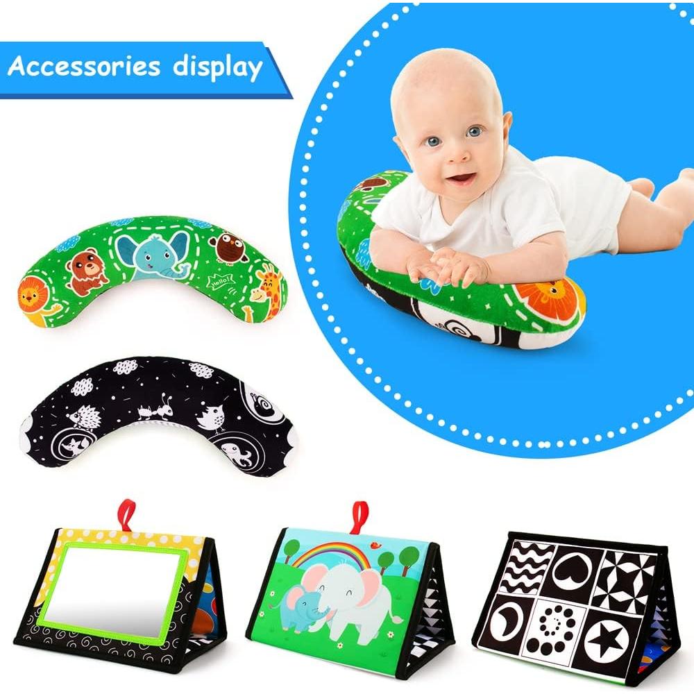 Set de Juguetes para Bebés Inbeby 3 en 1 - Alfombra, Almohada y Espejo