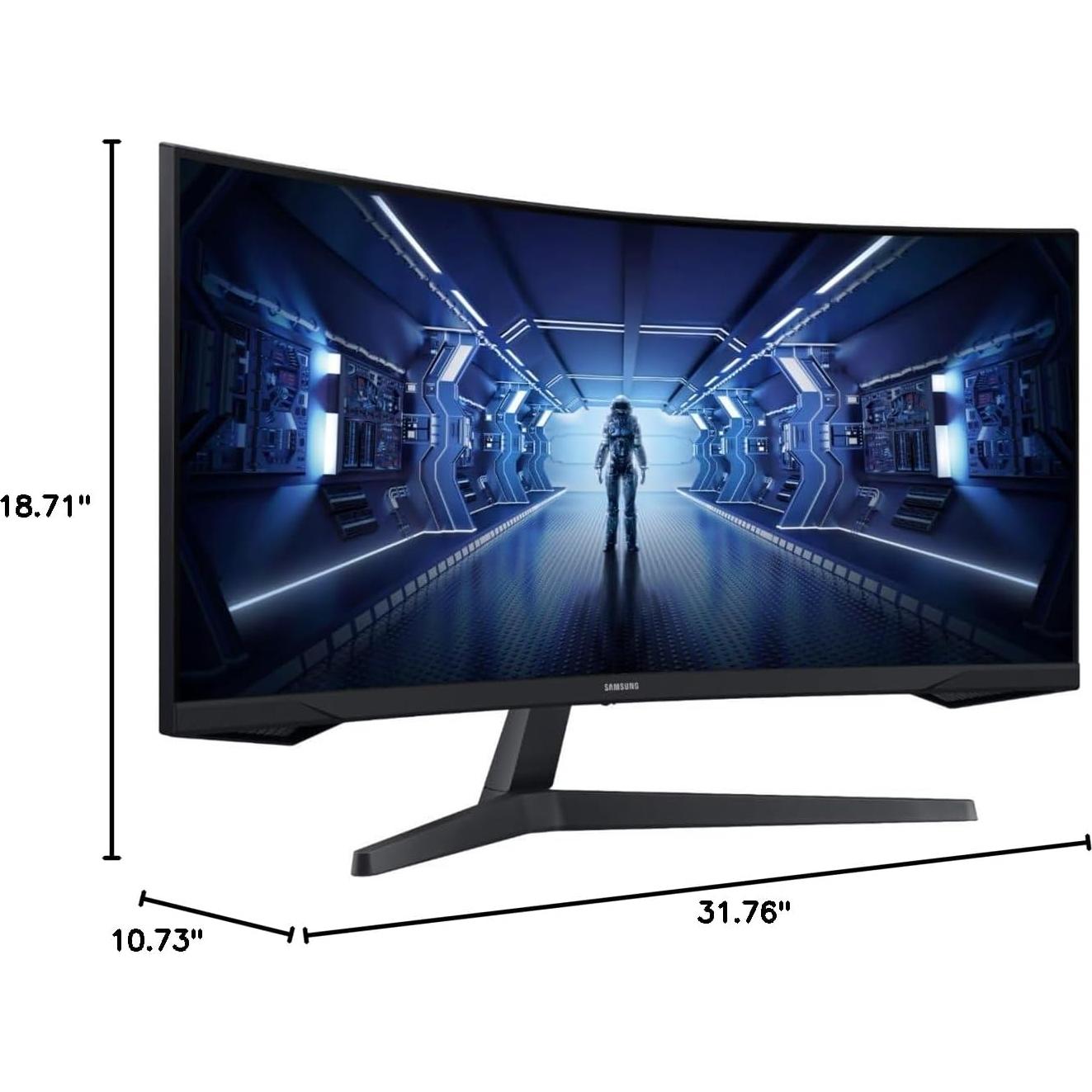 Monitor Curvo SAMSUNG 34" Odyssey G WQHD 165Hz 1ms FreeSync