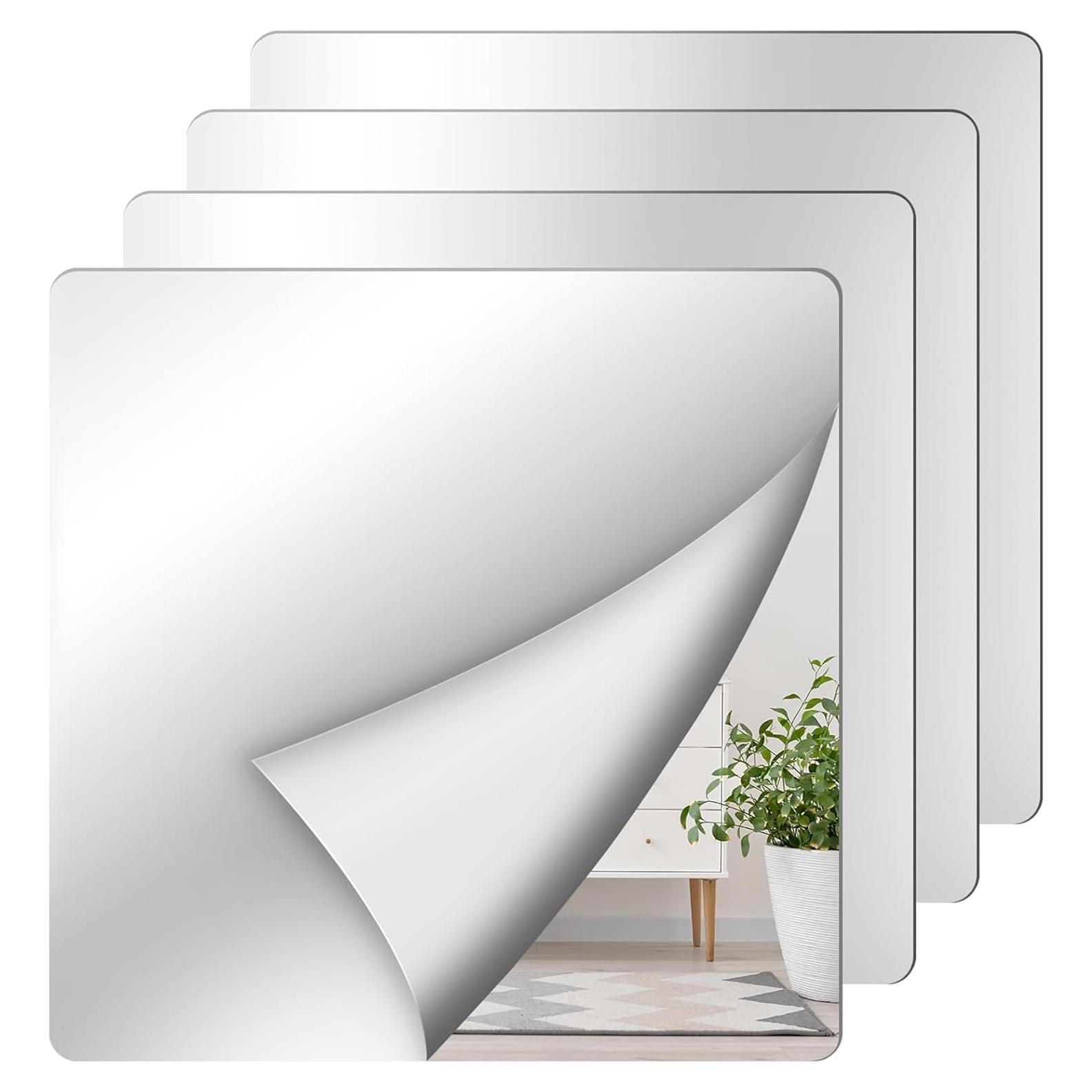 Calcomanías de Pared Shiftshade - Espejos Irrompibles 20x20 cm