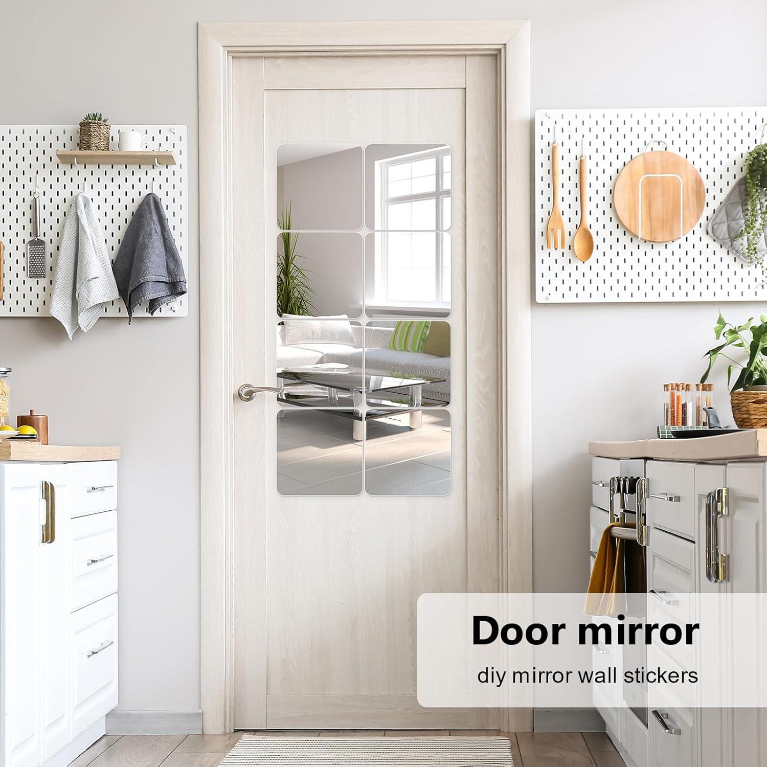 Calcomanías de Pared Shiftshade - Espejos Irrompibles 20x20 cm