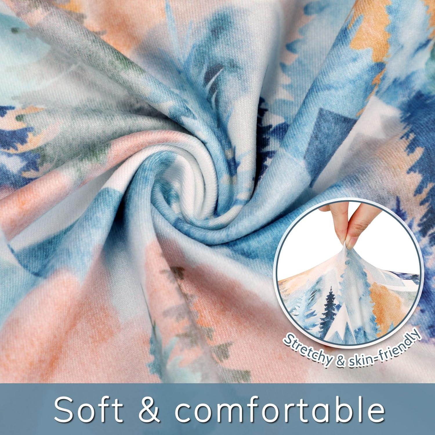 Funda de Almohada de Lactancia Jundetye Montaña Otoñal 45x55 cm