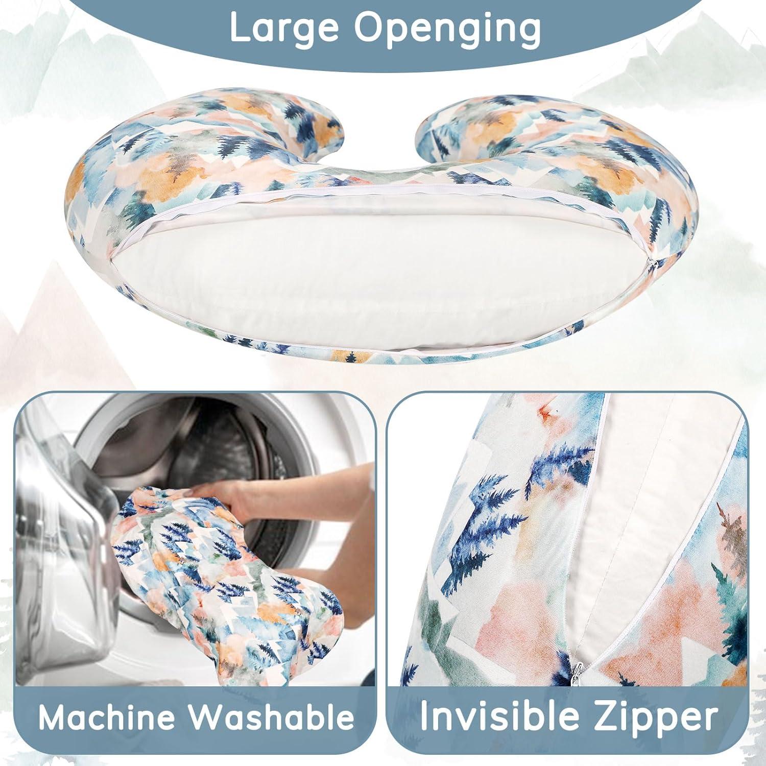 Funda de Almohada de Lactancia Jundetye Montaña Otoñal 45x55 cm