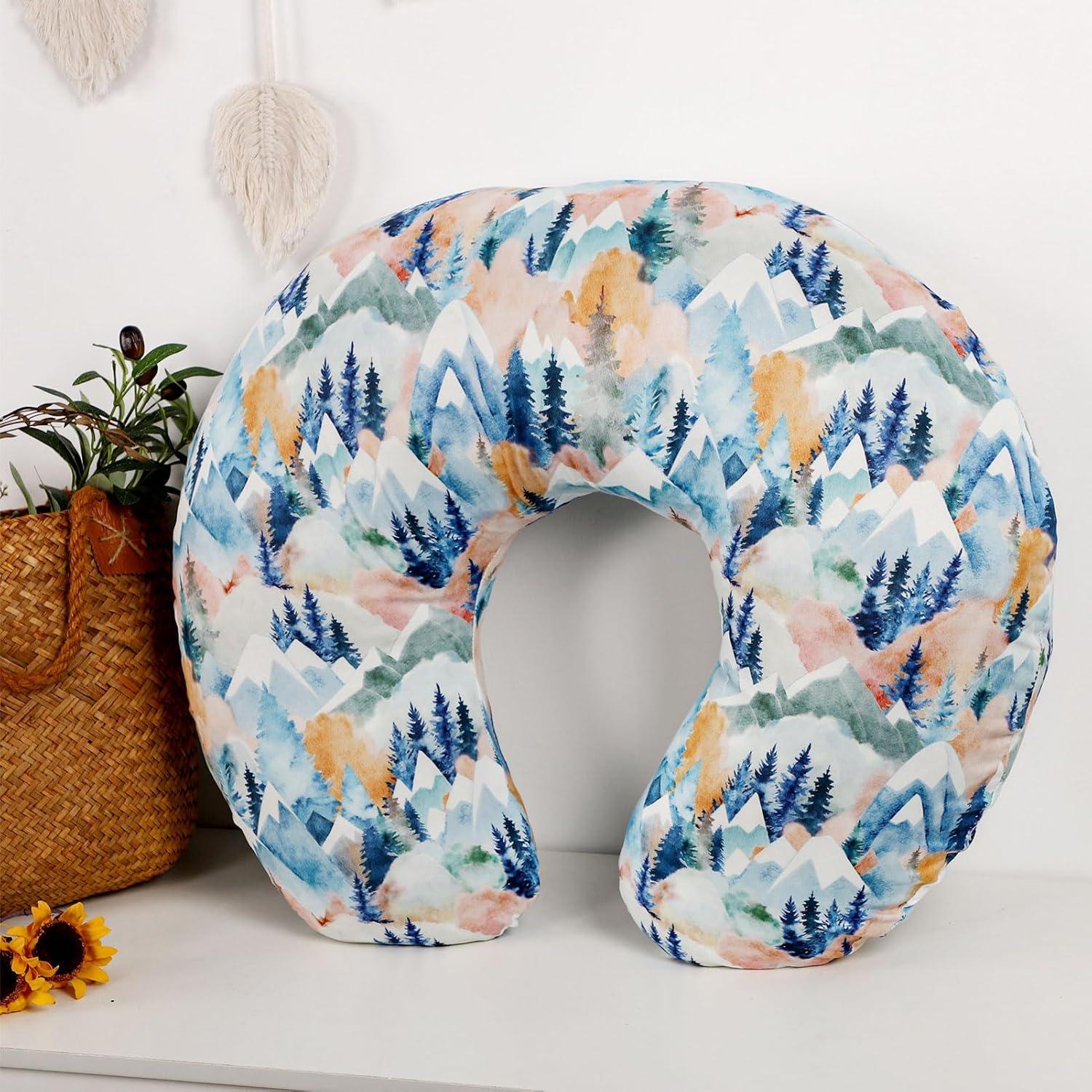 Funda de Almohada de Lactancia Jundetye Montaña Otoñal 45x55 cm