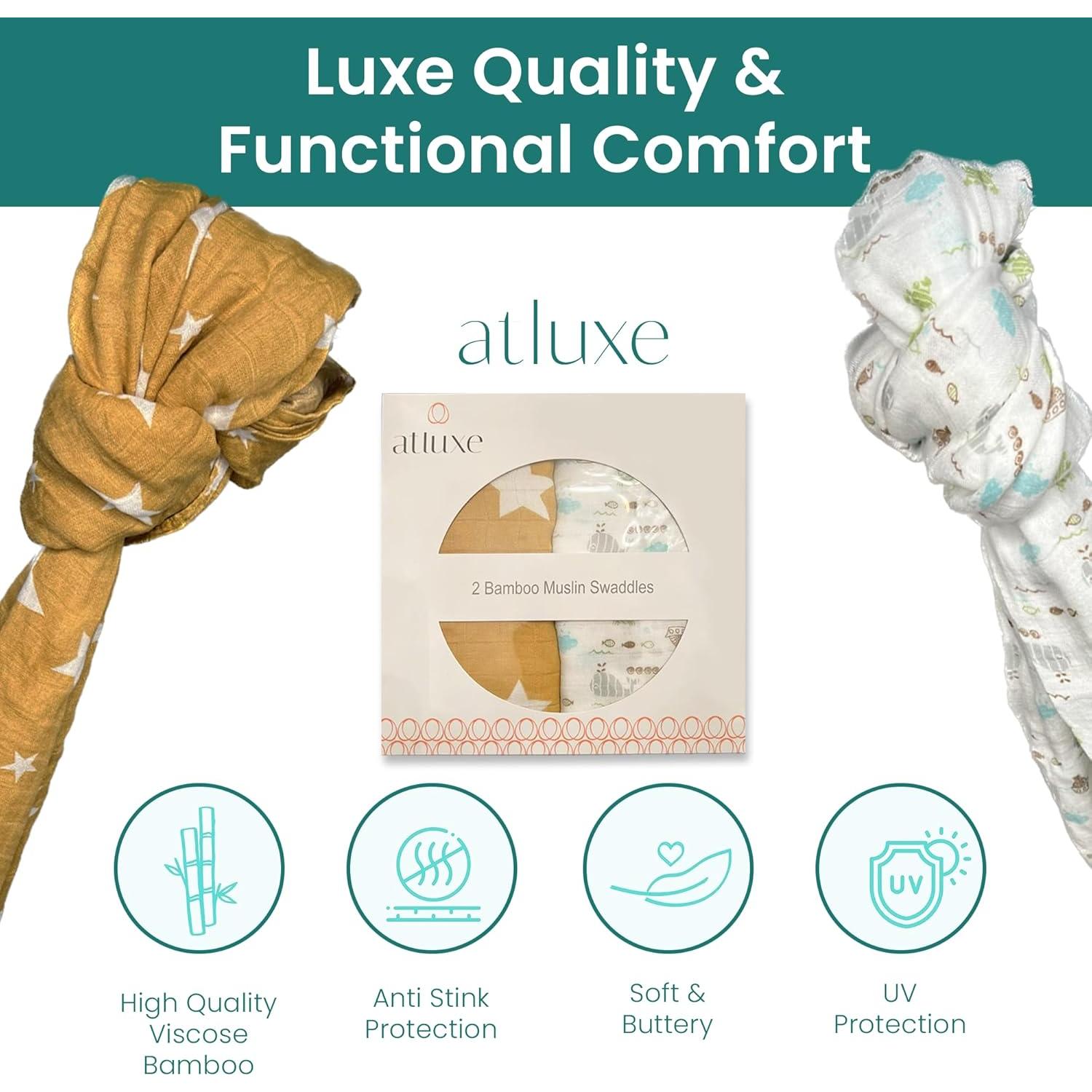 Manta de Envoltura para Bebés Atluxe - 2 Unidades 119cm