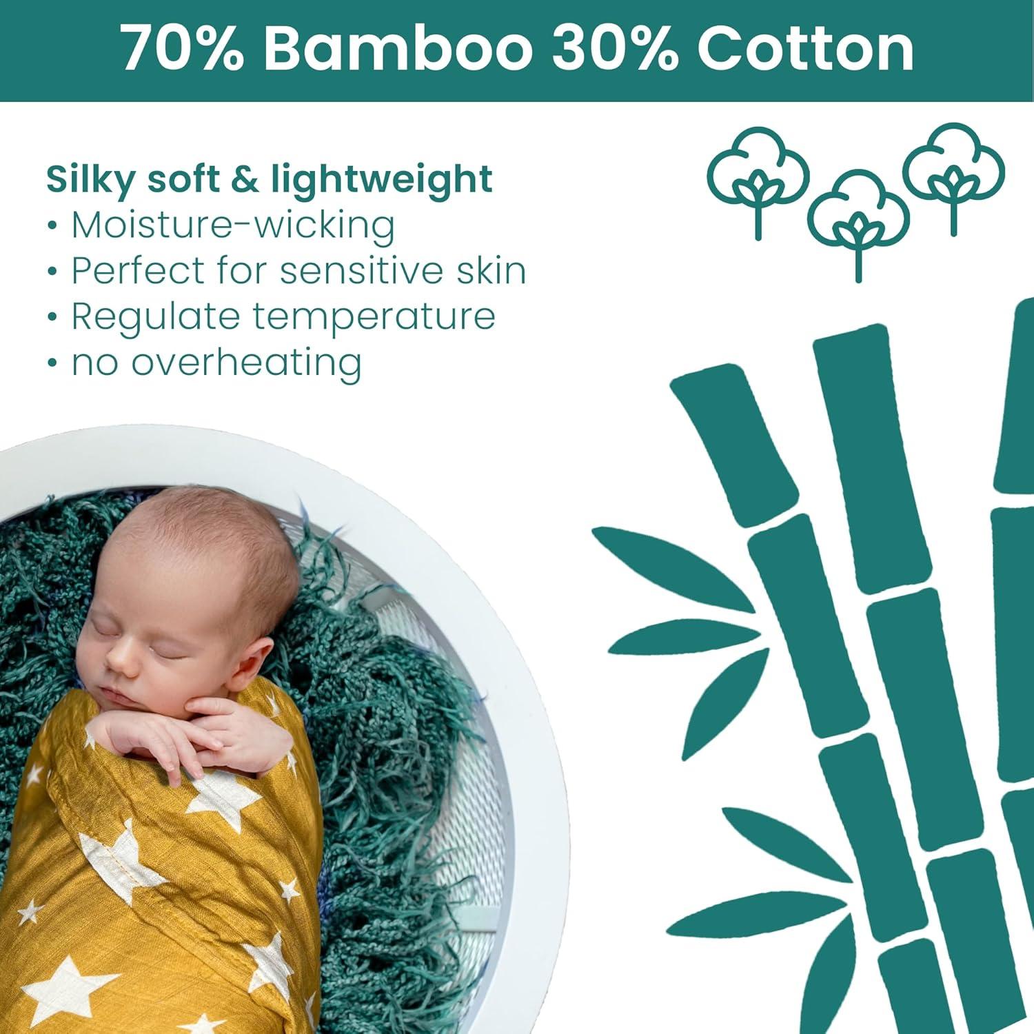 Manta de Envoltura para Bebés Atluxe - 2 Unidades 119cm