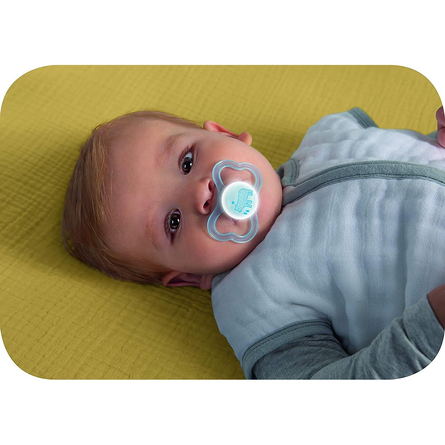 Chupete MAM Air Noche y Día para Bebé 6-16 Meses 3 Unidades