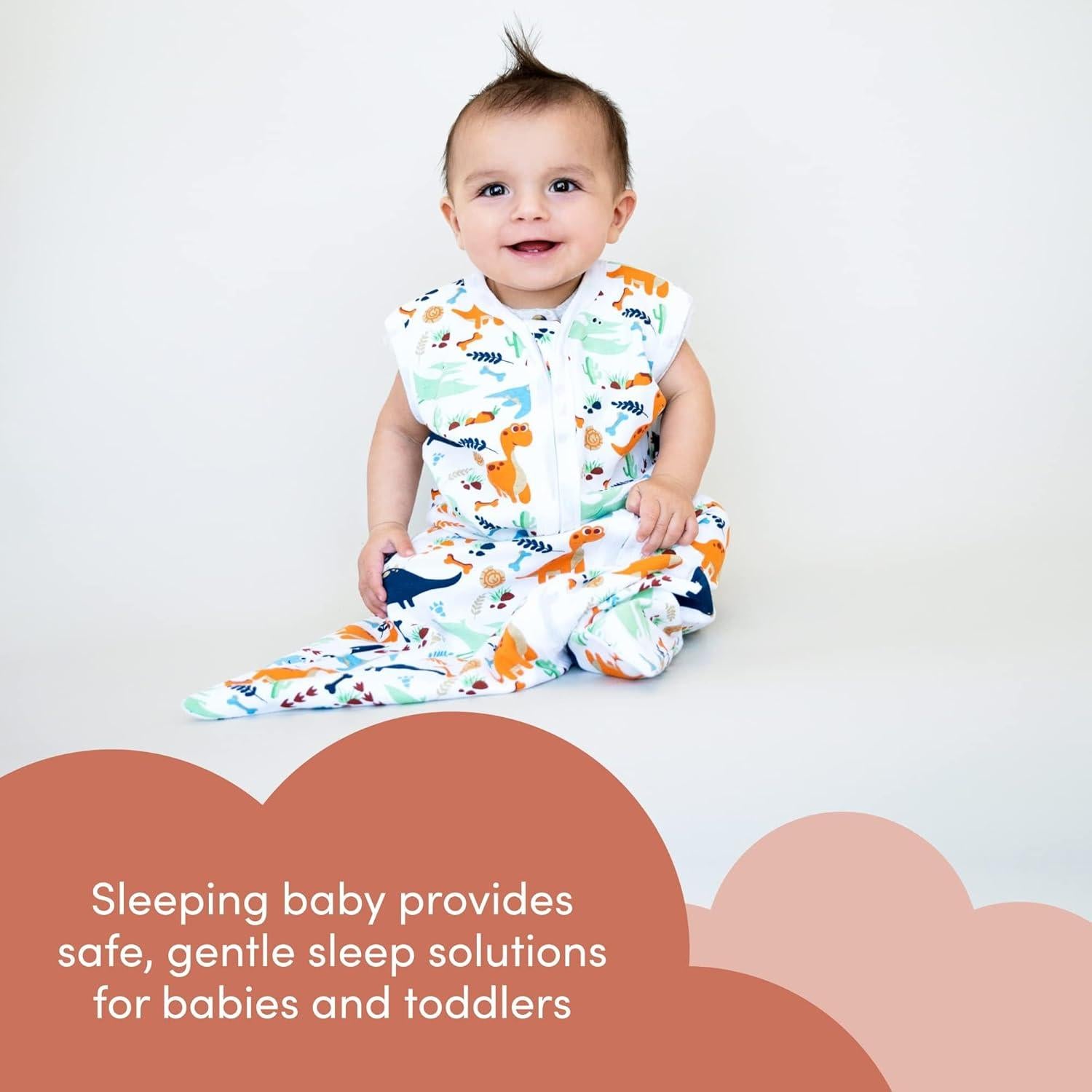 Manta Swaddle SleepingBaby Zippy Freedom Dino Pequeño 3-6 Meses