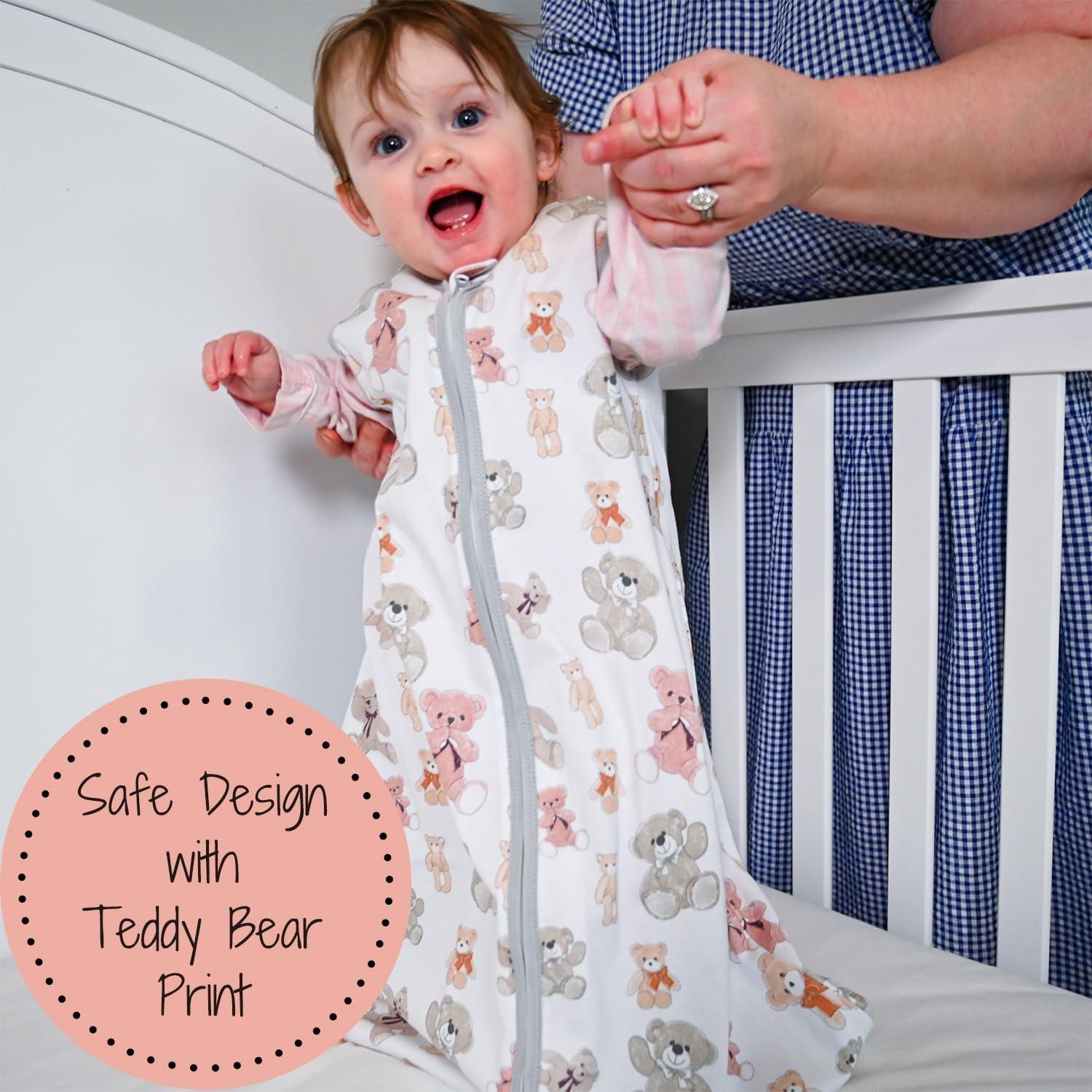 Saco de Sueño LollyBanks Osito Algodón Orgánico 0-6 Meses