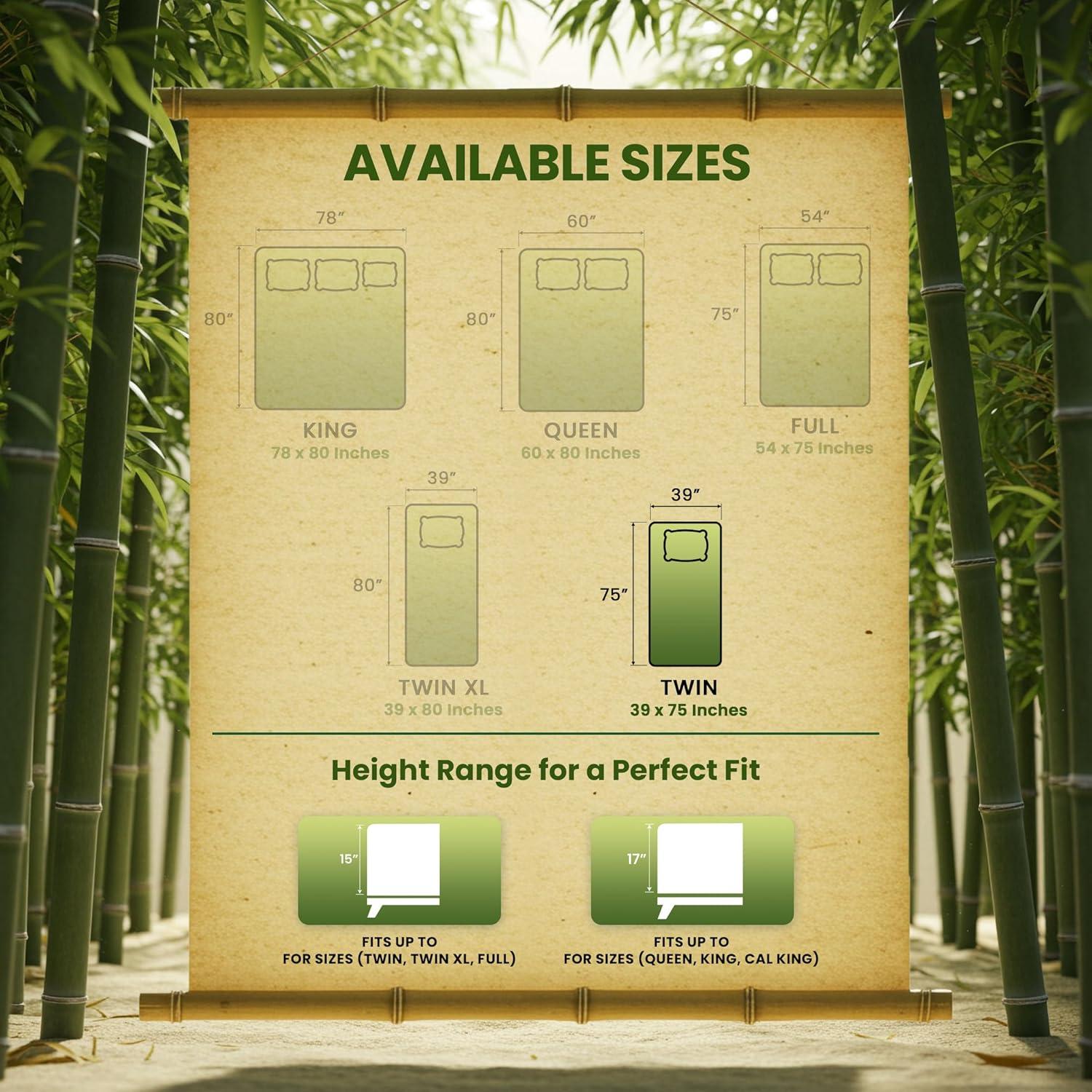 Protector de Colchón Impermeable Utopia Bedding Individual 99x191cm