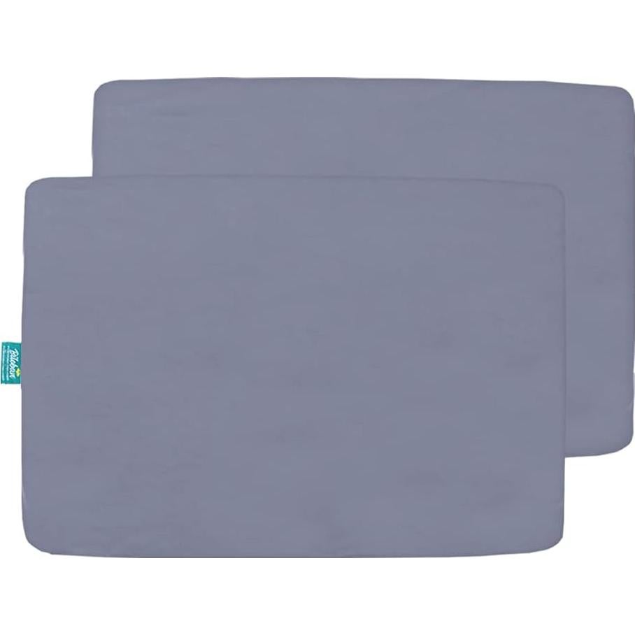 Juego de Sábanas Biloban para Pack and Play, 4 Piezas, Gris