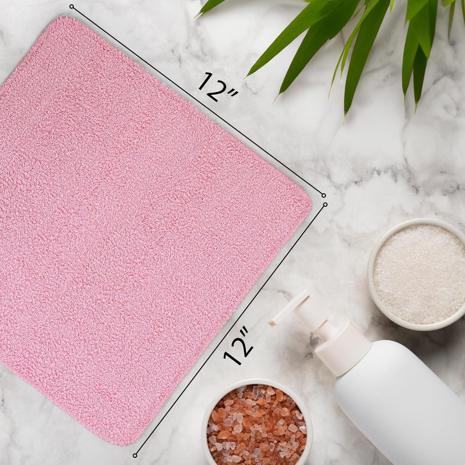 Paquete de 10 Paños de Lavado DecorRack 100% Algodón 30x30 cm