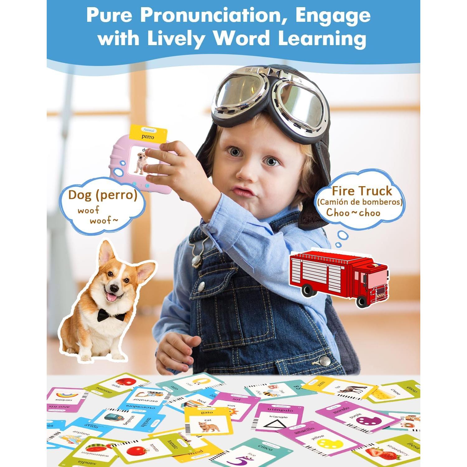 Tarjetas Flash Hablantes 510 Palabras Winnrok - Español/Inglés