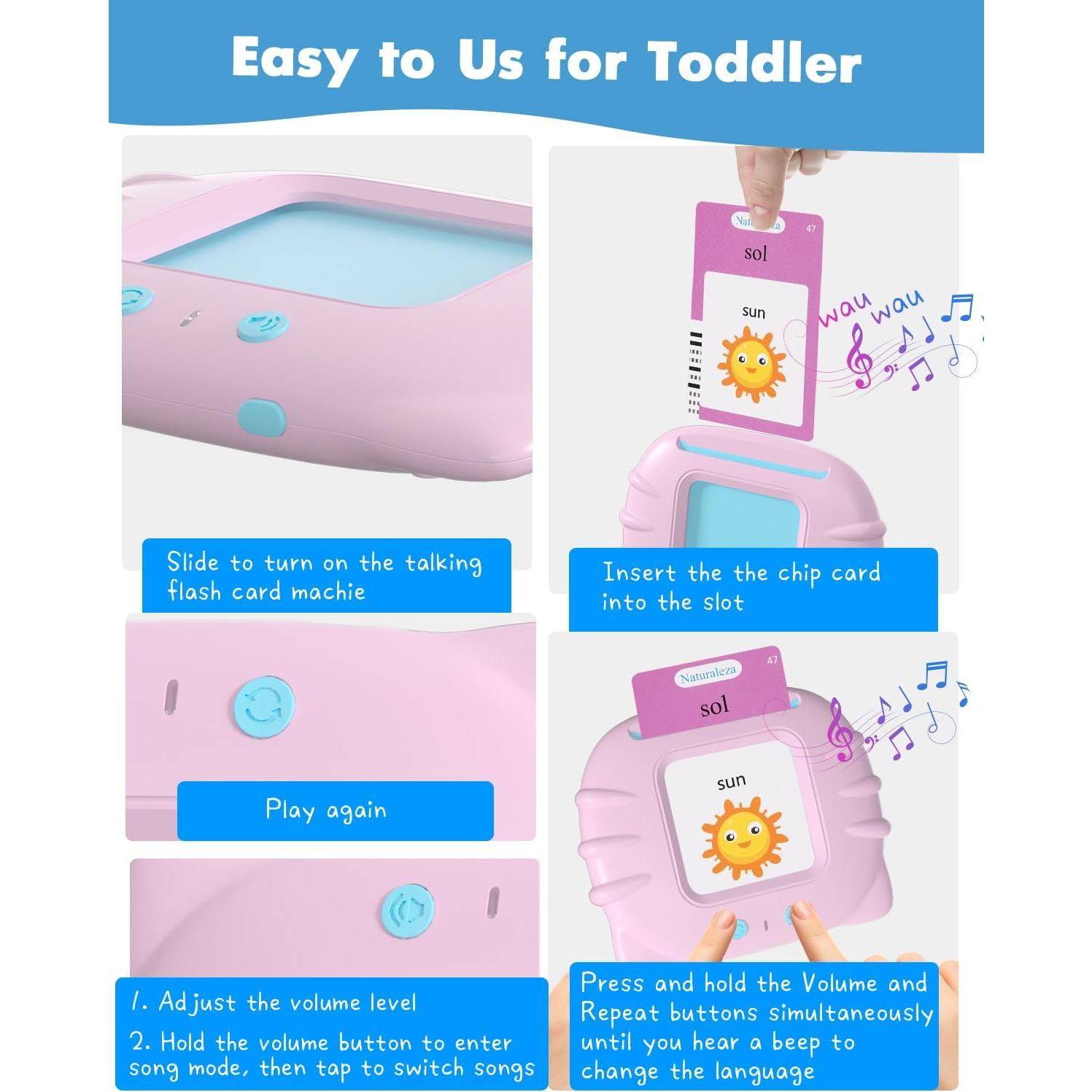 Tarjetas Flash Hablantes 510 Palabras Winnrok - Español/Inglés