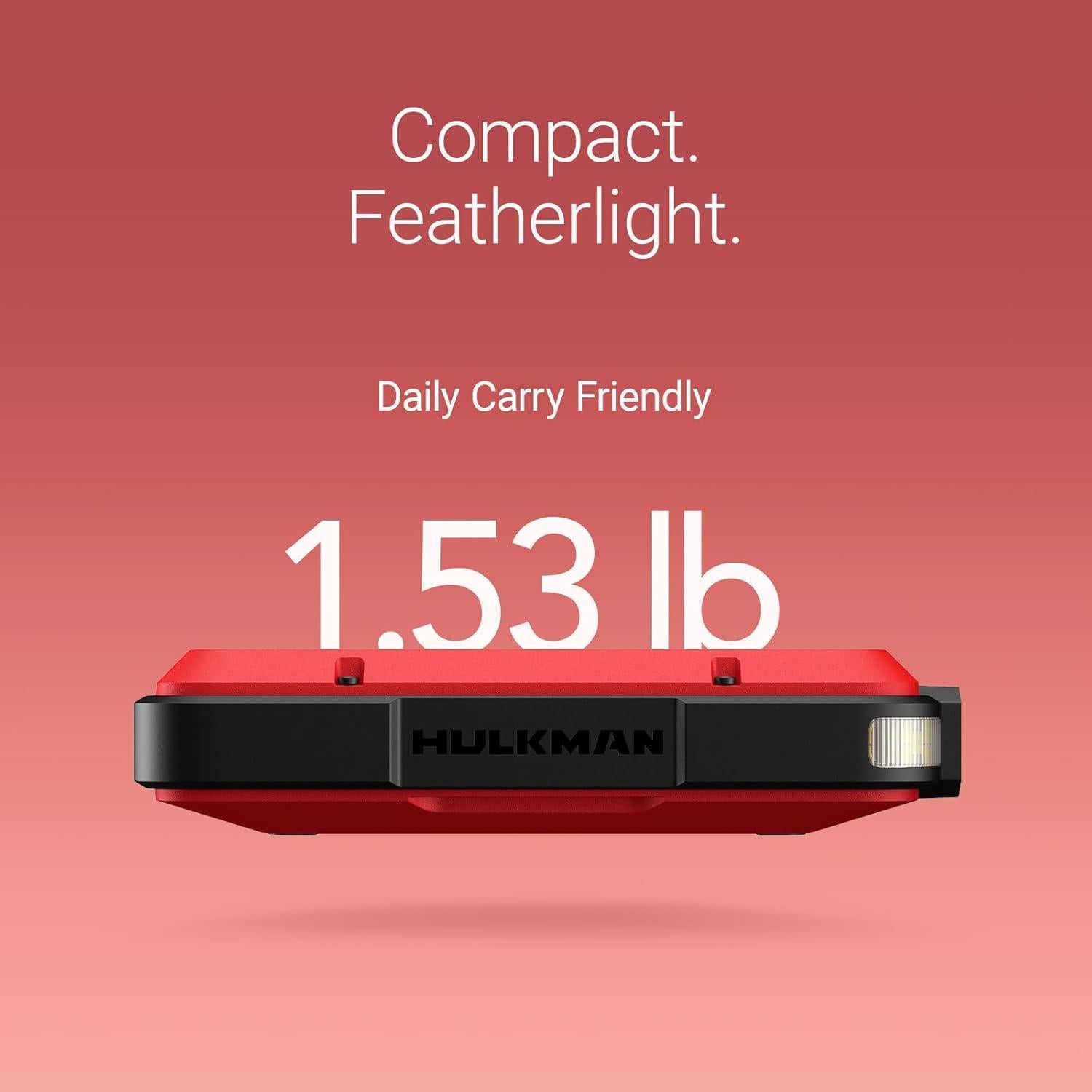 Arrancador de Batería Hulkman Alpha 1250A 44.4Wh Portátil