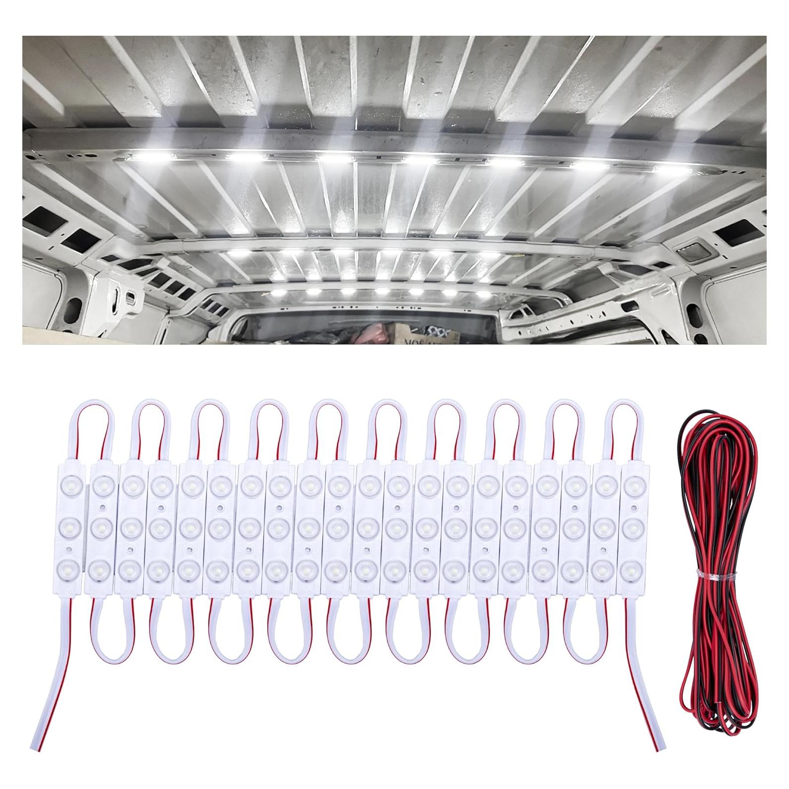 Kit de Luces LED 12V Ecocstm para Furgonetas - 60 Módulos