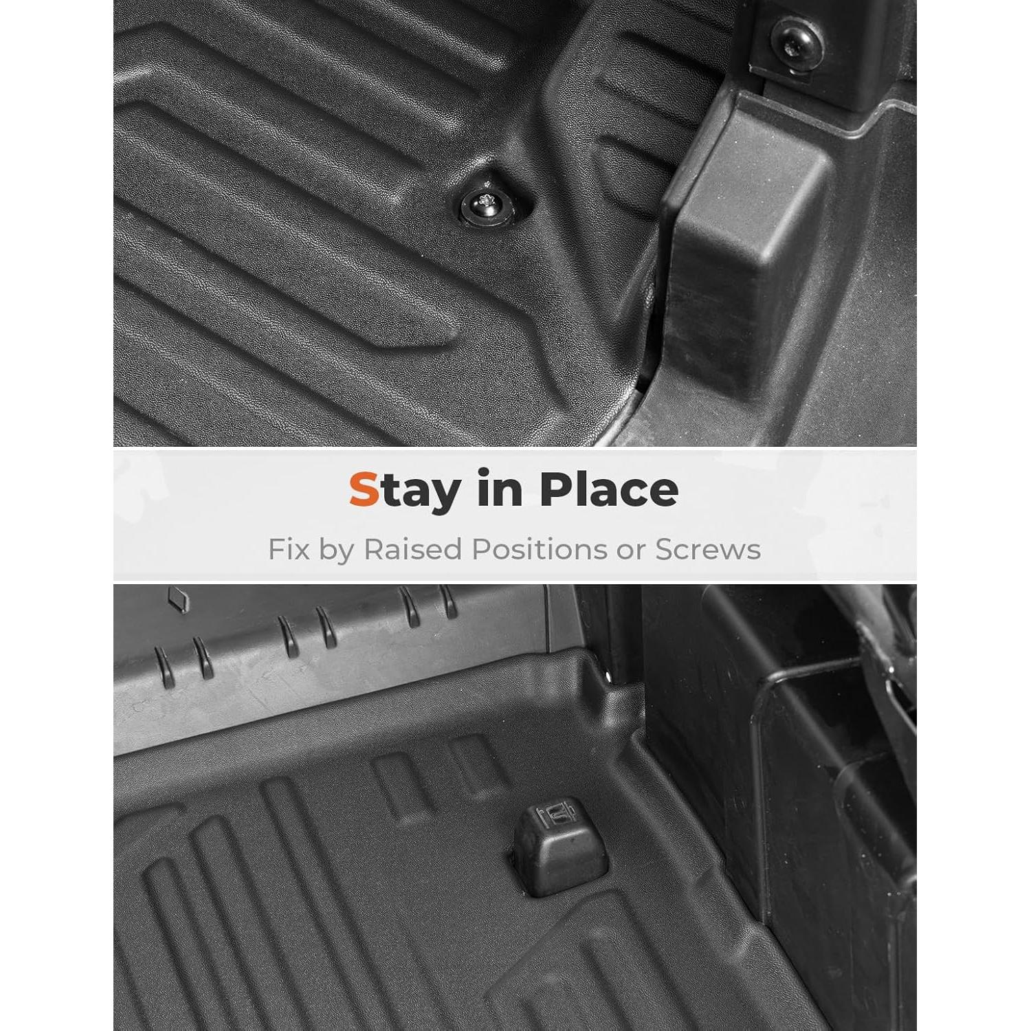 KEMIMOTO Alfombrillas de Piso 4 Piezas para Can-Am Defender