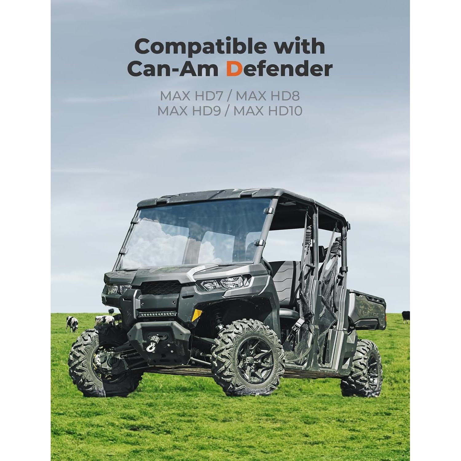 KEMIMOTO Alfombrillas de Piso 4 Piezas para Can-Am Defender